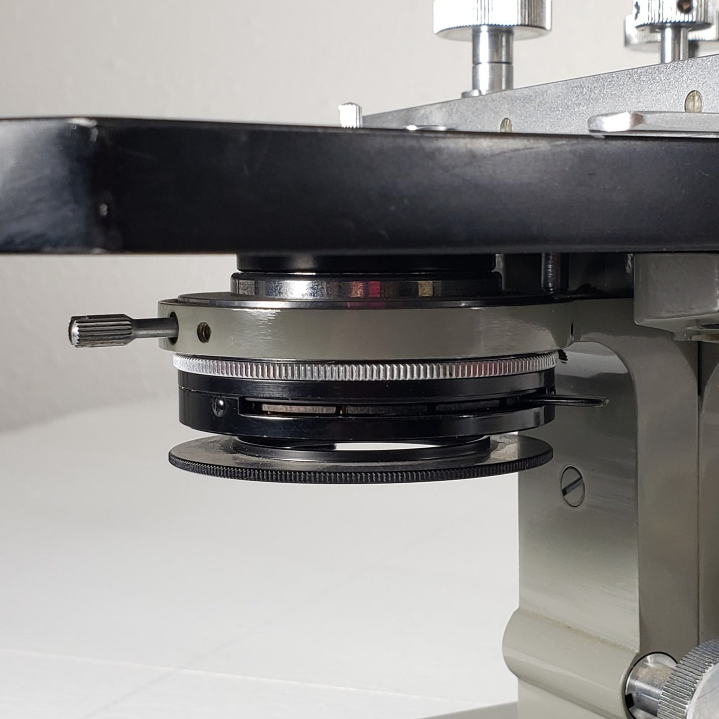 Tested Vintage Olympus Tokyo Monocular Microscope With Illuminator 10X 40X 100X