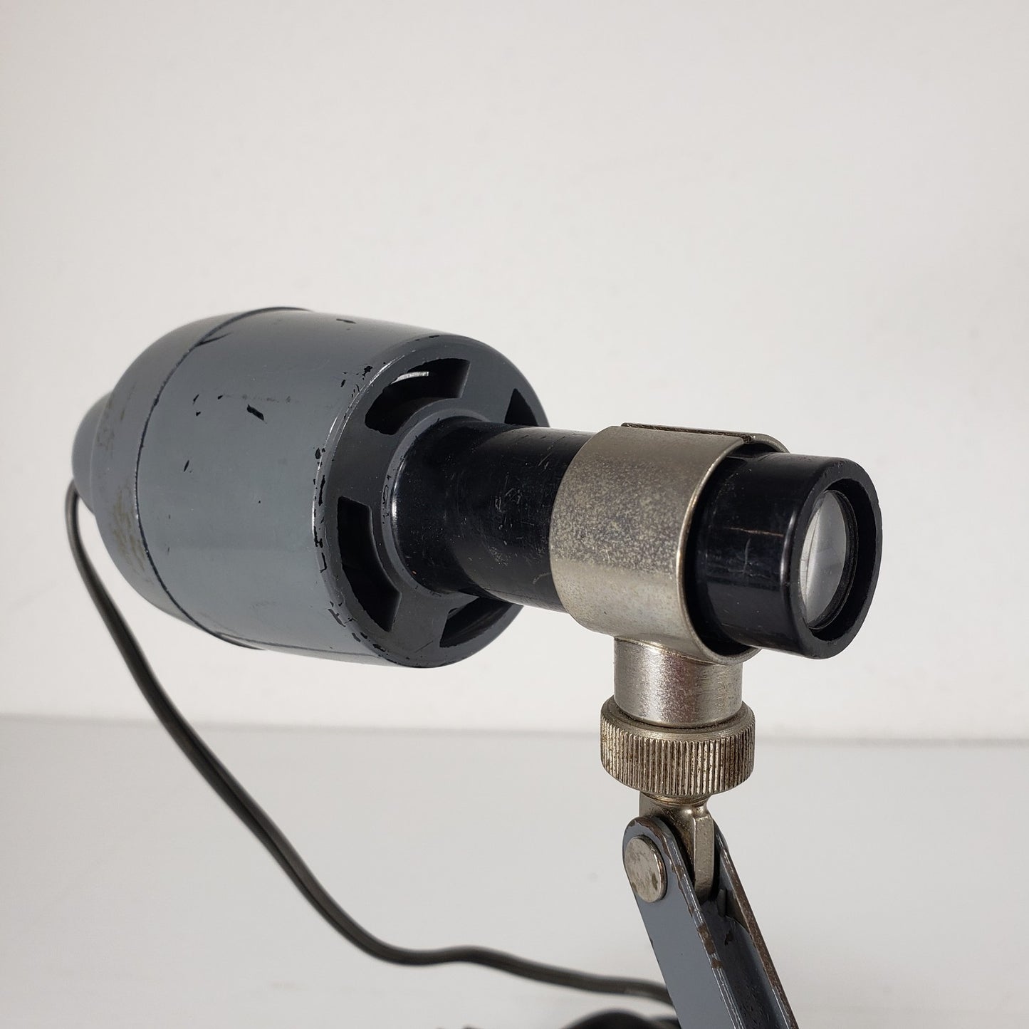 Tested Vintage Olympus Tokyo Monocular Microscope With Illuminator 10X 40X 100X