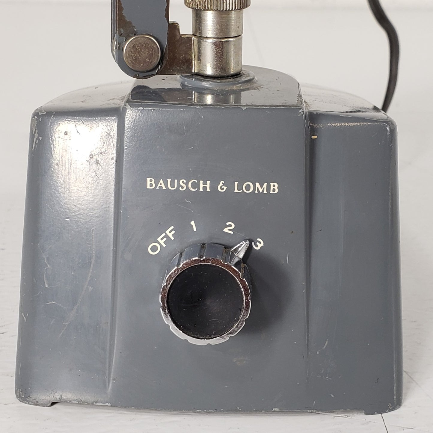 Tested Vintage Olympus Tokyo Monocular Microscope With Illuminator 10X 40X 100X