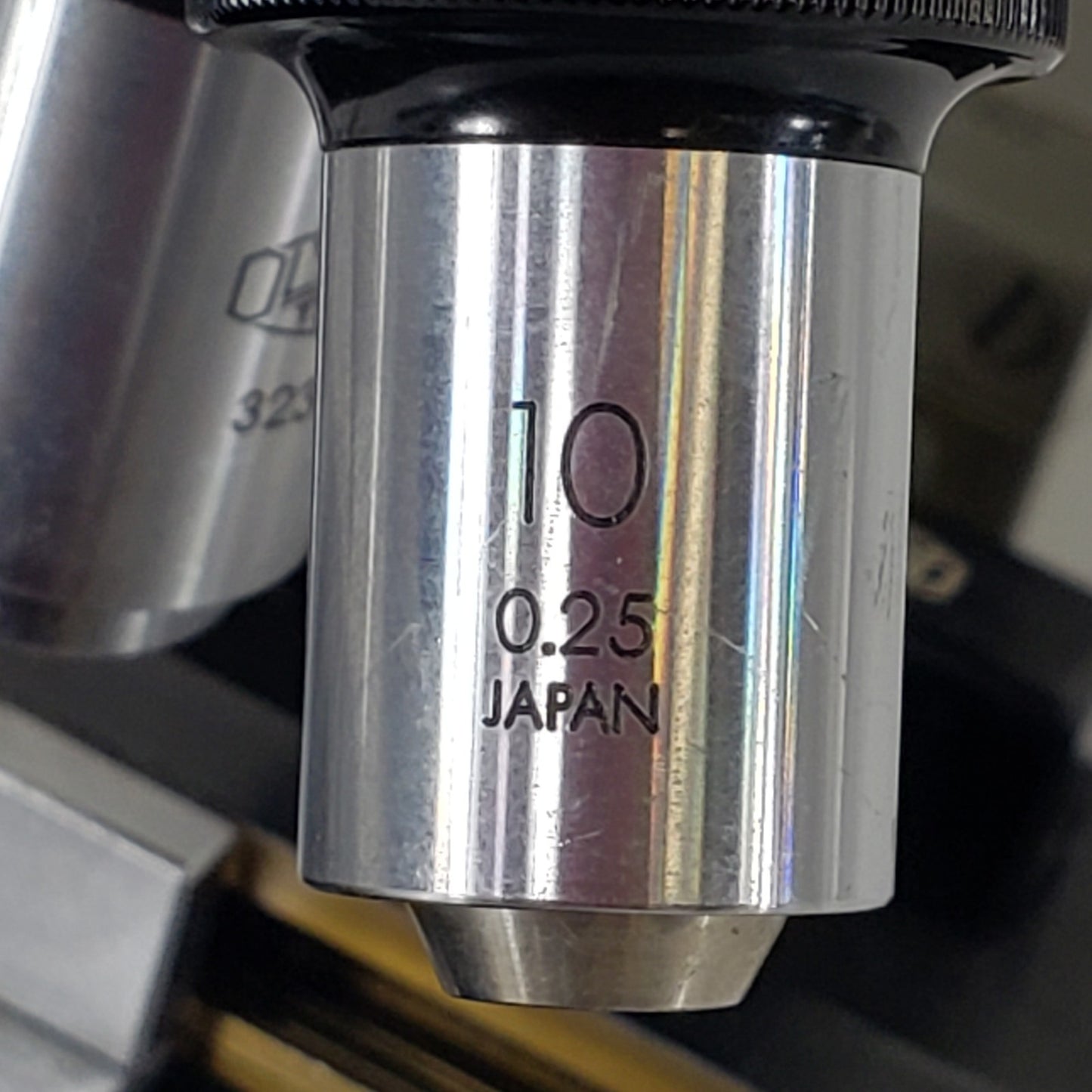 Tested Vintage Olympus Tokyo Monocular Microscope With Illuminator 10X 40X 100X