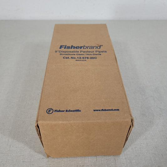 Fisherbrand 13-678-20C 9" Disposable Pasteur Pipets Borosilicate Glass 135 Count