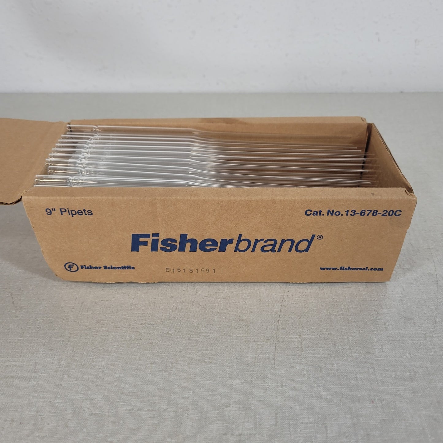 Fisherbrand 13-678-20C 9" Disposable Pasteur Pipets Borosilicate Glass 135 Count