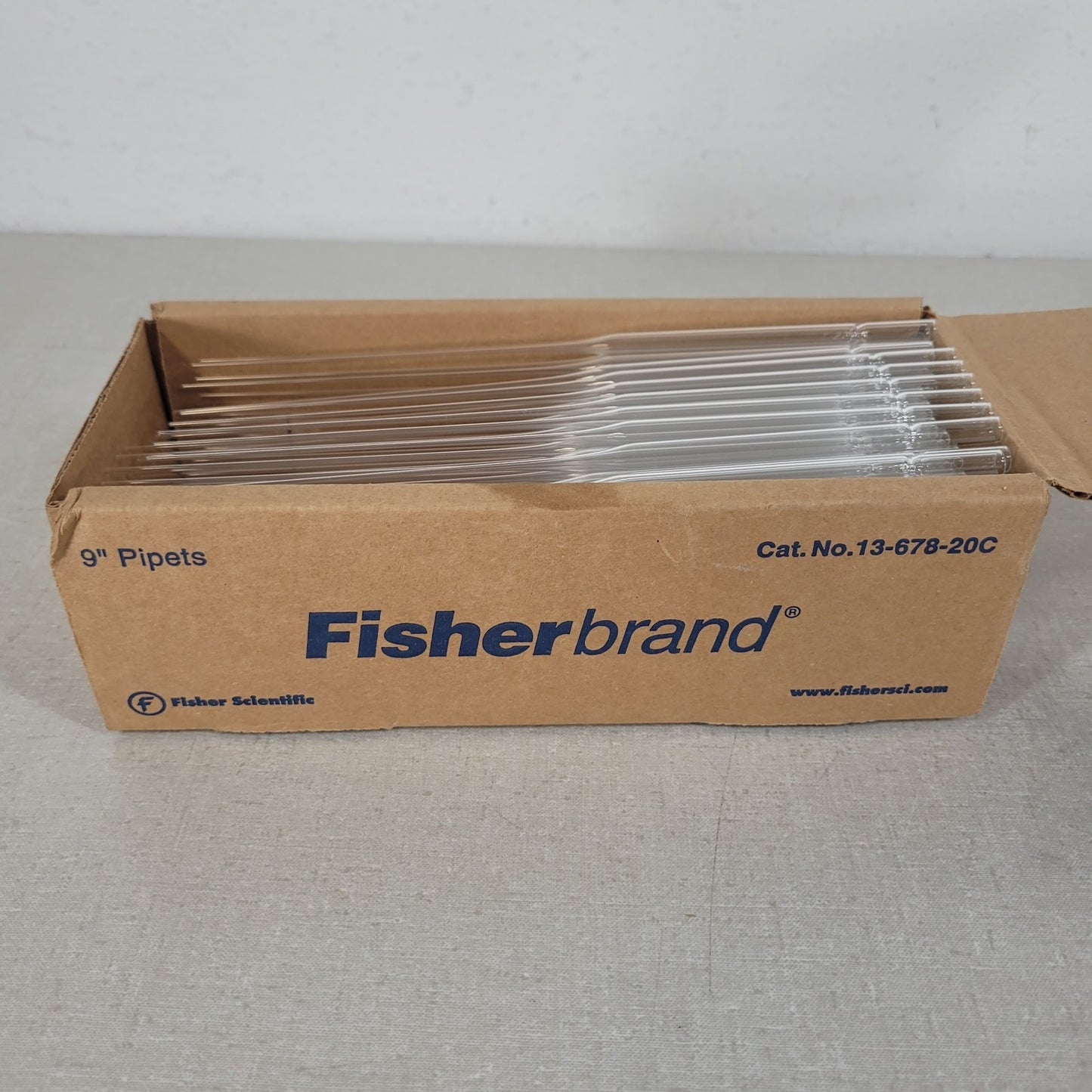 Fisherbrand 13-678-20C 9" Disposable Pasteur Pipets Borosilicate Glass 135 Count