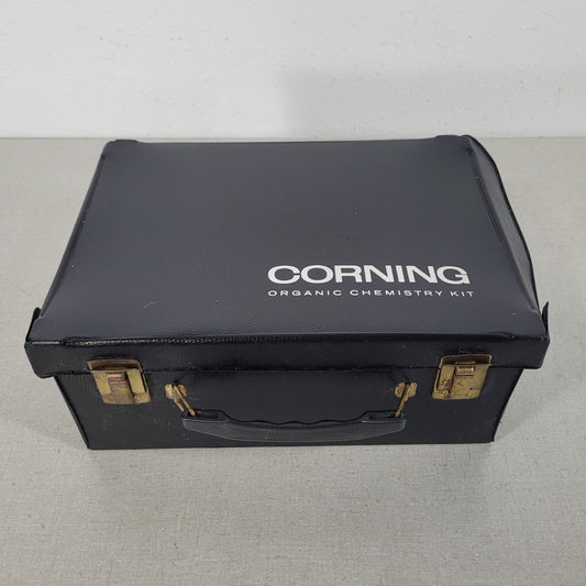 Vintage Corning 6949 Organic Chemistry Kit Pyrex Laboratory Glassware 13 Pieces