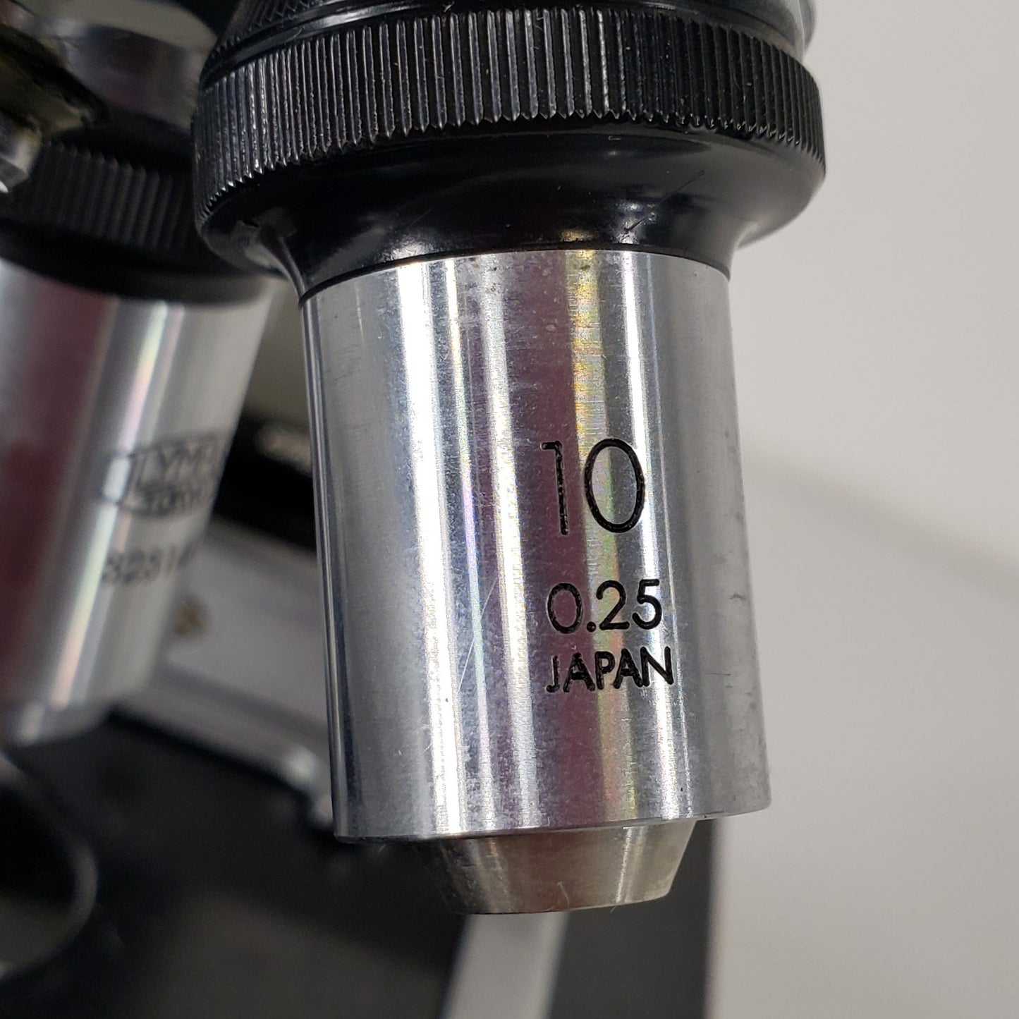 Tested Vintage Olympus Tokyo Monocular Upright Microscope w/ 10X 40X Objectives