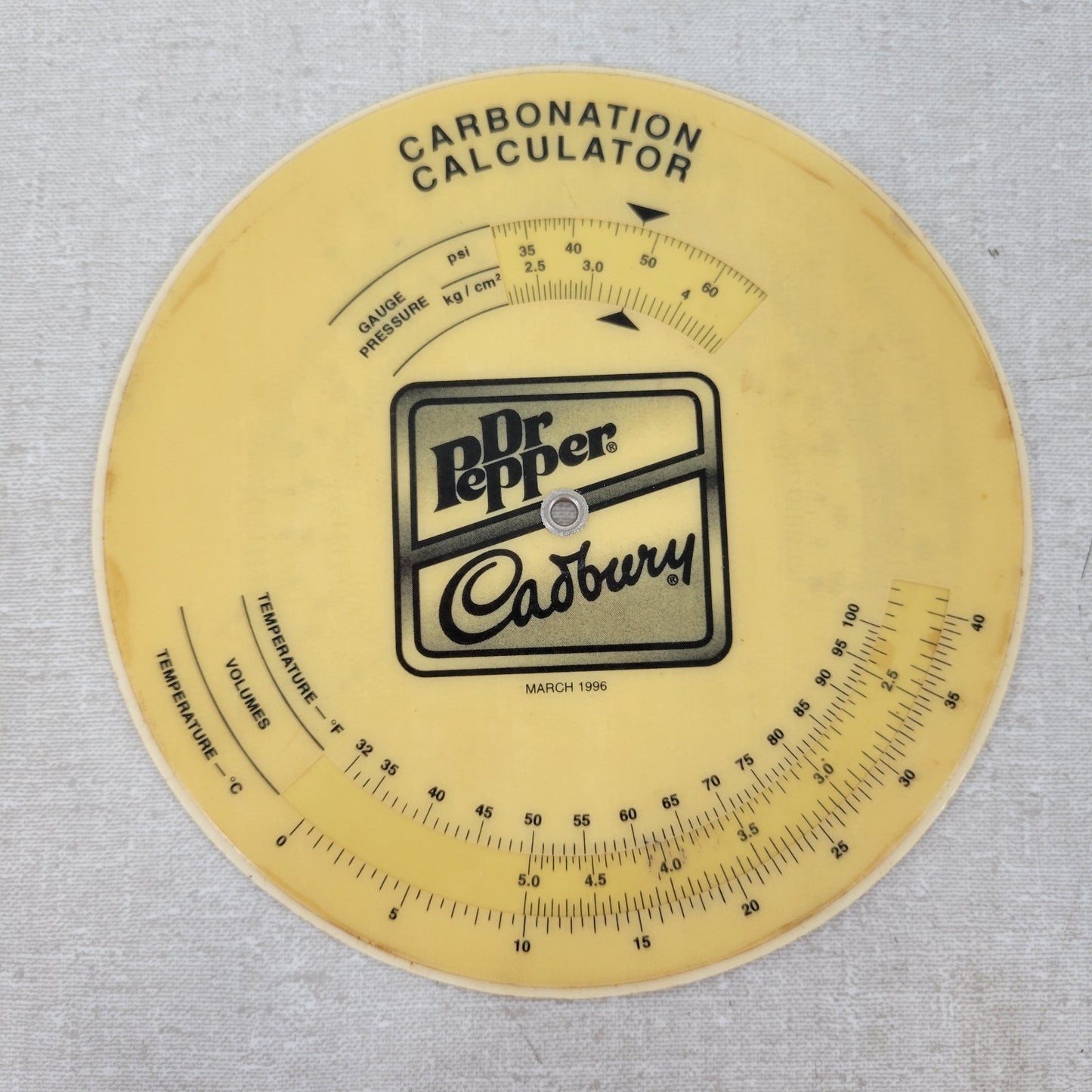 *Lot of 9* Non-Snift Carbonation Test Charts for Bottles and Cans Coke / Cadbury