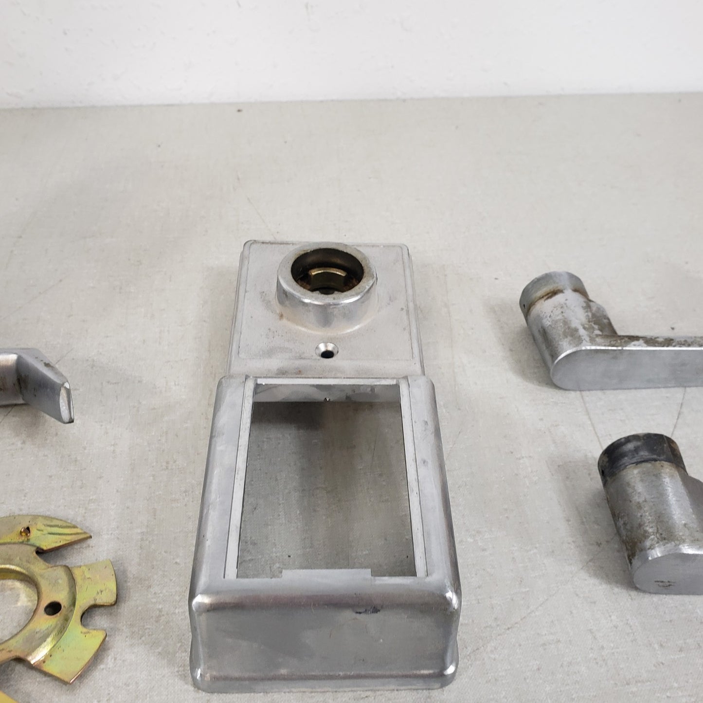 Trilogy DL2700 Parts Lot Door Handles Keypads Backplates Latches Strike Plate