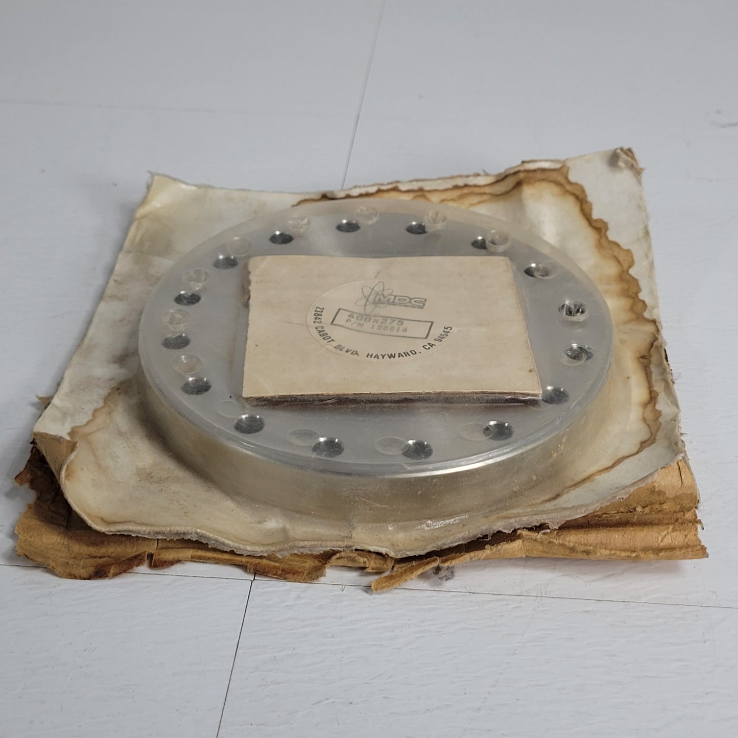 MDC 600x275 DN100CF 6" CF Conflat UHV Ultra High Vacuum Stainless Steel Flange