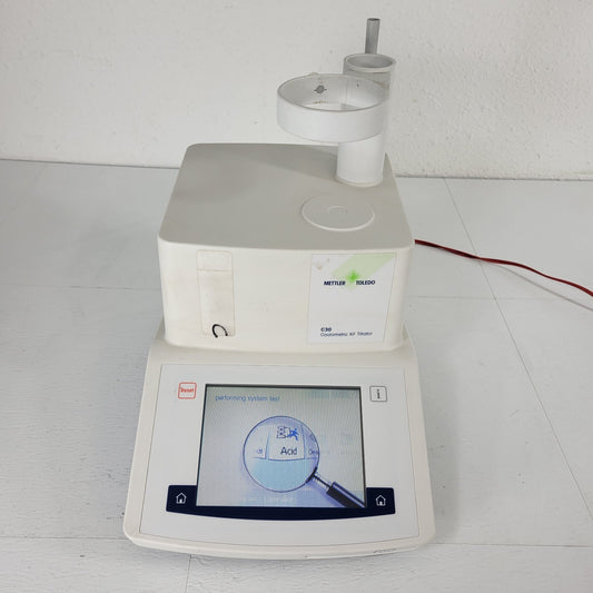 TESTED WORKS Mettler Toledo C30 Compact Coulometric KF Titrator Data Log 24VDC