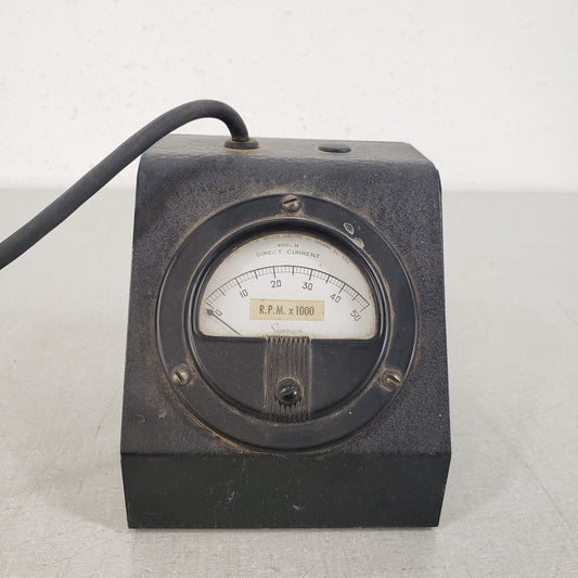 Vintage Simpson 26 Direct Current 0-50 Gauge MicroAmperes PL-281 2 Prong Supply