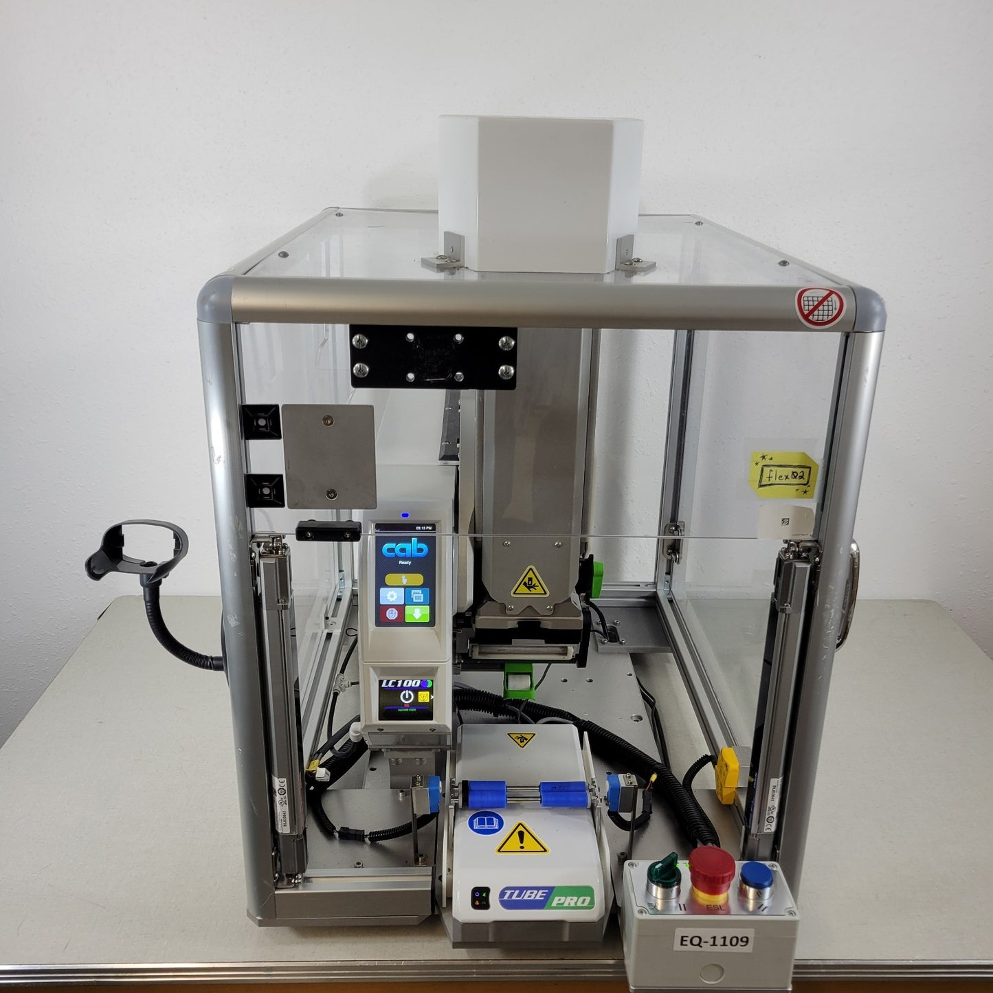 TESTED WORKS Nautilus TubePro LC100i Thermal Transfer Vial Tube Label Printer