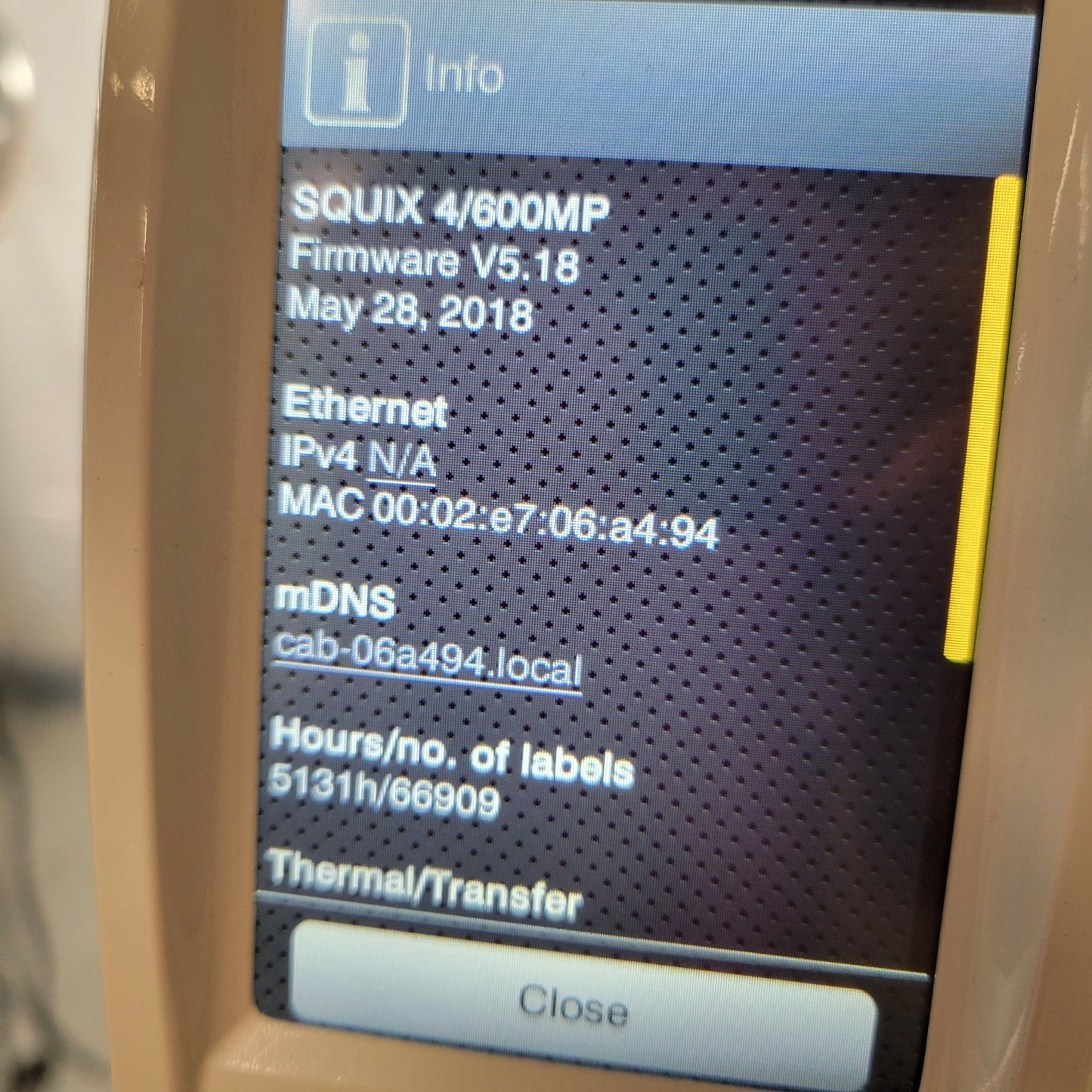 TESTED WORKS Nautilus TubePro LC100i Thermal Transfer Vial Tube Label Printer