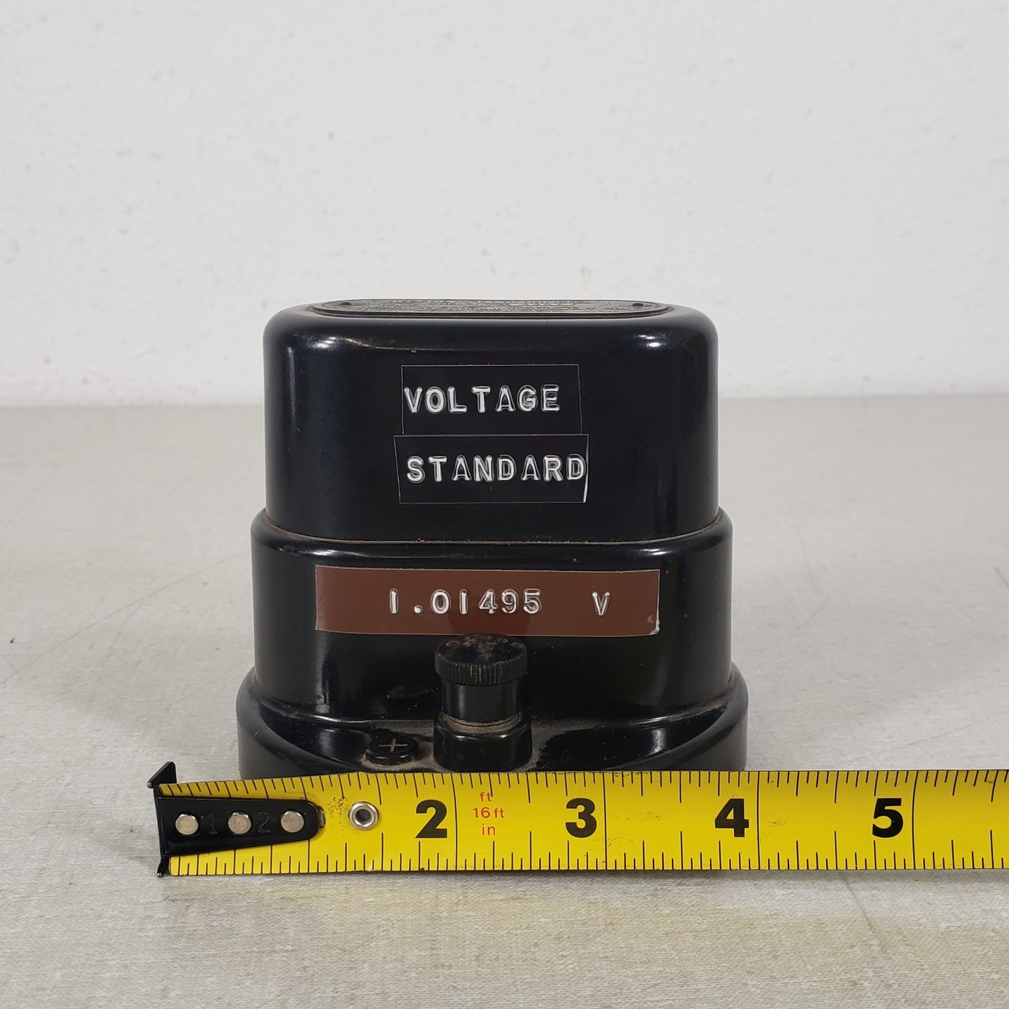 TESTED WORKS Vintage Weston Voltage Standard Cell 4 Bakelite Case 1.01495V