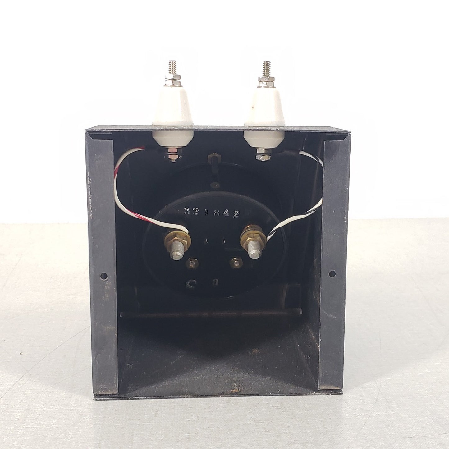 Vintage Tripplet 321 D.C Volt Meter 0-1 1000 OHMS Per Volt Metal Housing