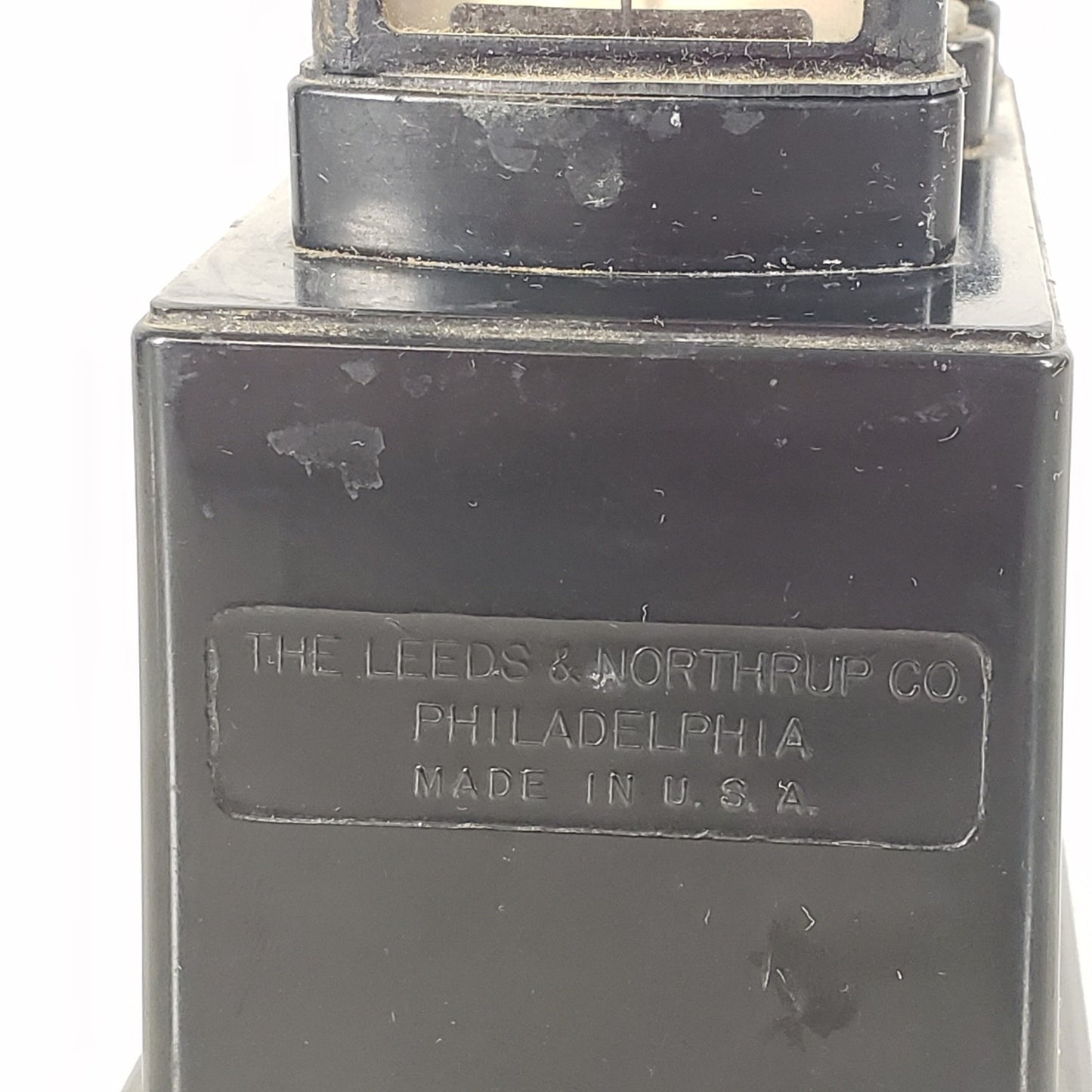 Vintage Leeds Northrup Galvanometer Needle Indicator Bakelite Housing -10 to +10