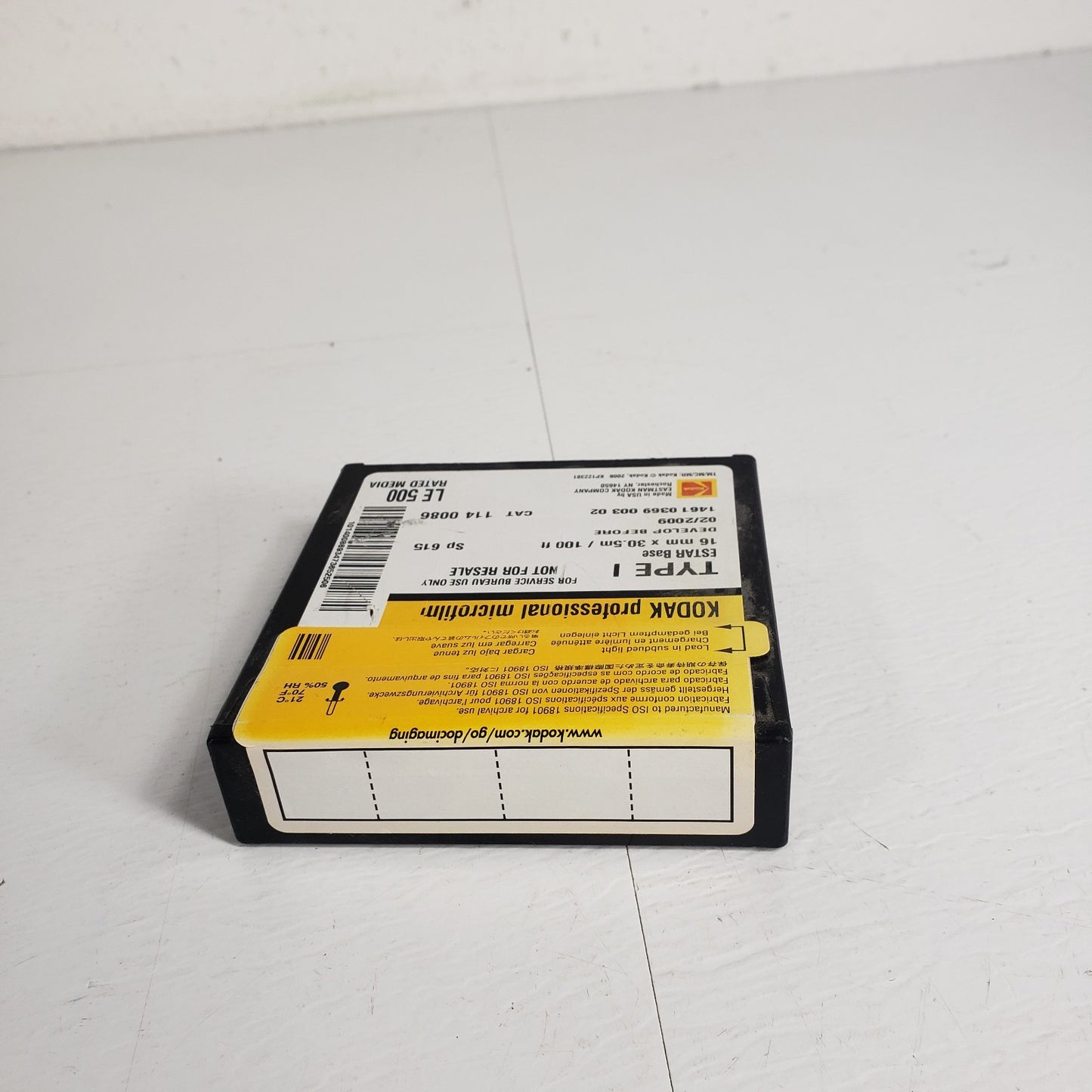 Lot of 5 Kodak Professional Microfilm Type 1 Estar Base 16mm X 30.5m 02/2009
