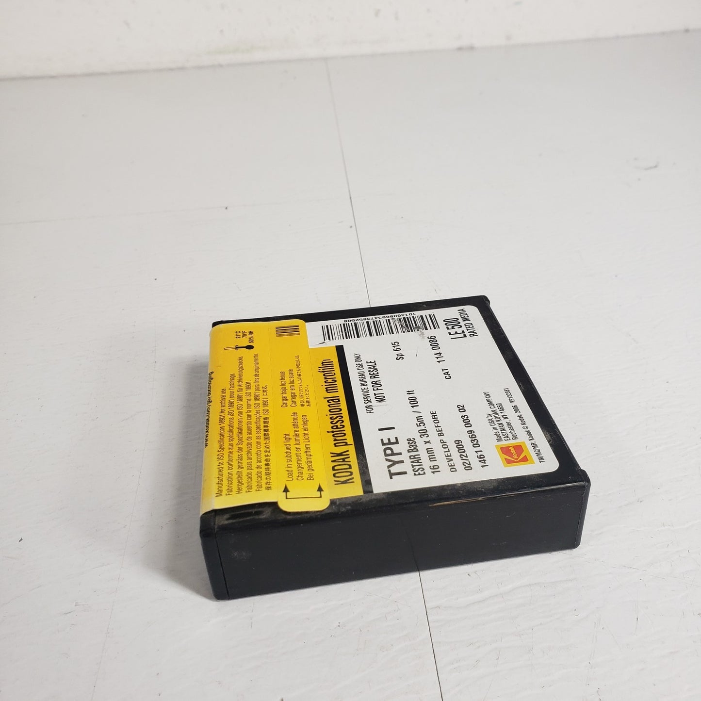 Lot of 5 Kodak Professional Microfilm Type 1 Estar Base 16mm X 30.5m 02/2009