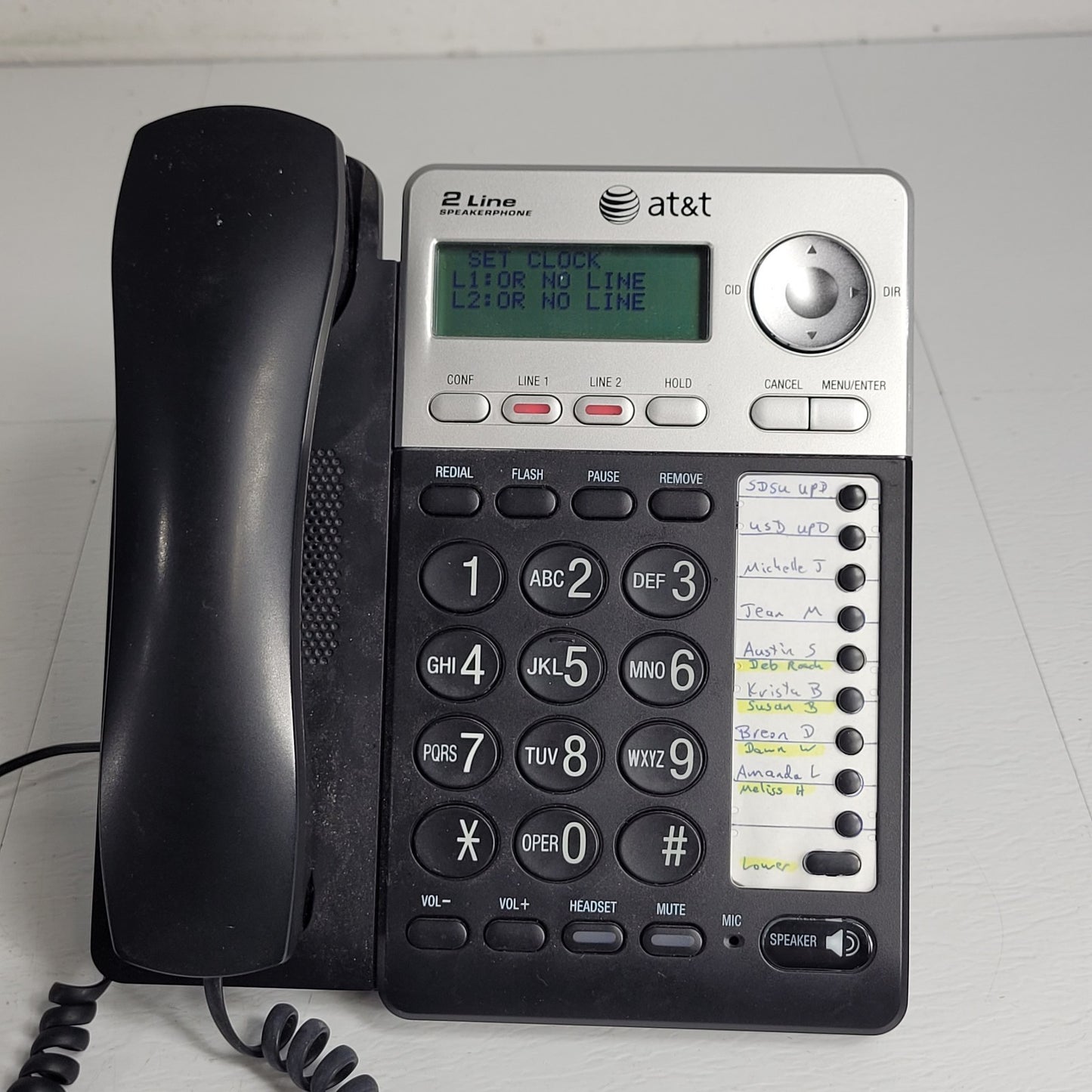 AT&T ML17939 2-Line Corded Speakerphone with Caller ID and Digital Answering