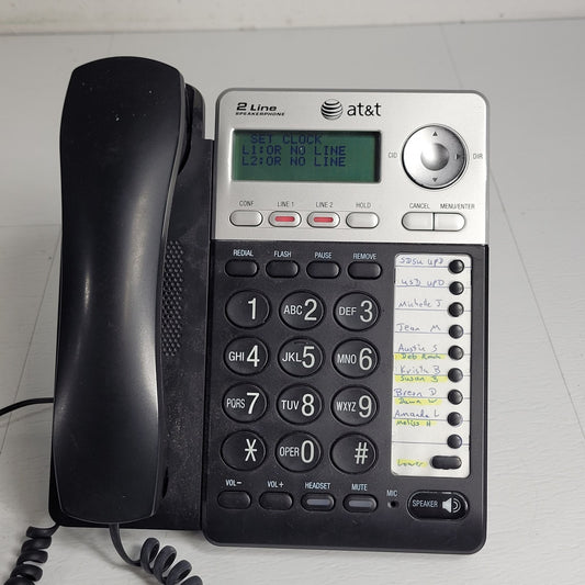 AT&T ML17939 2-Line Corded Speakerphone with Caller ID and Digital Answering