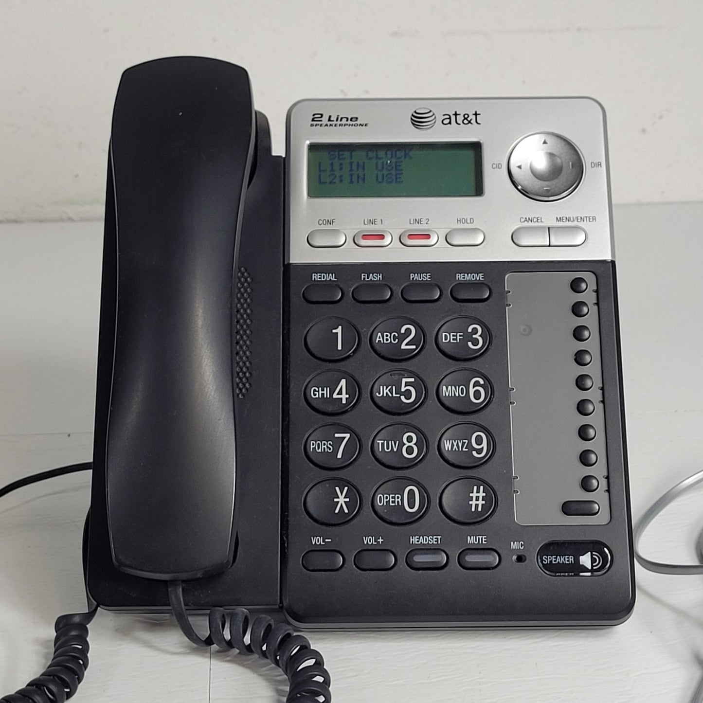 AT&T ML17939 2-Line Corded Speakerphone with Caller ID and Digital Answering