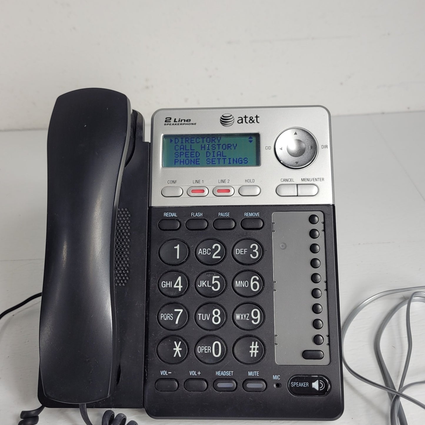 AT&T ML17939 2-Line Corded Speakerphone with Caller ID and Digital Answering