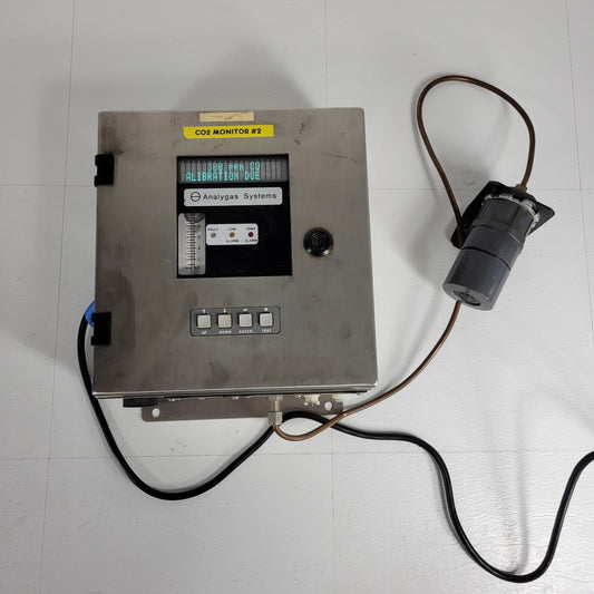 Analygas 73 Single Point Sample Drawing Gas Monitor Carbon Dioxide CO2 Analyzer
