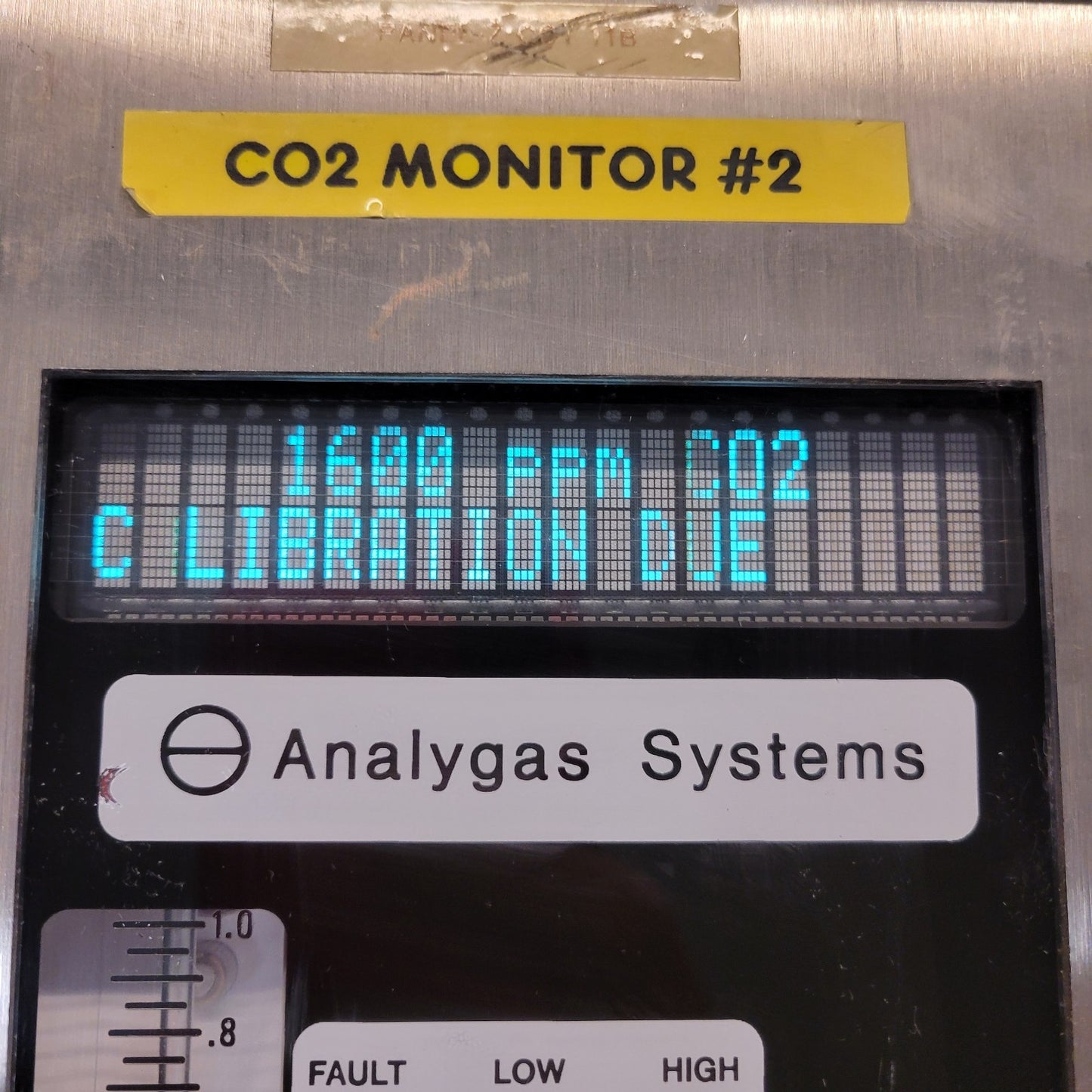 Analygas 73 Single Point Sample Drawing Gas Monitor Carbon Dioxide CO2 Analyzer