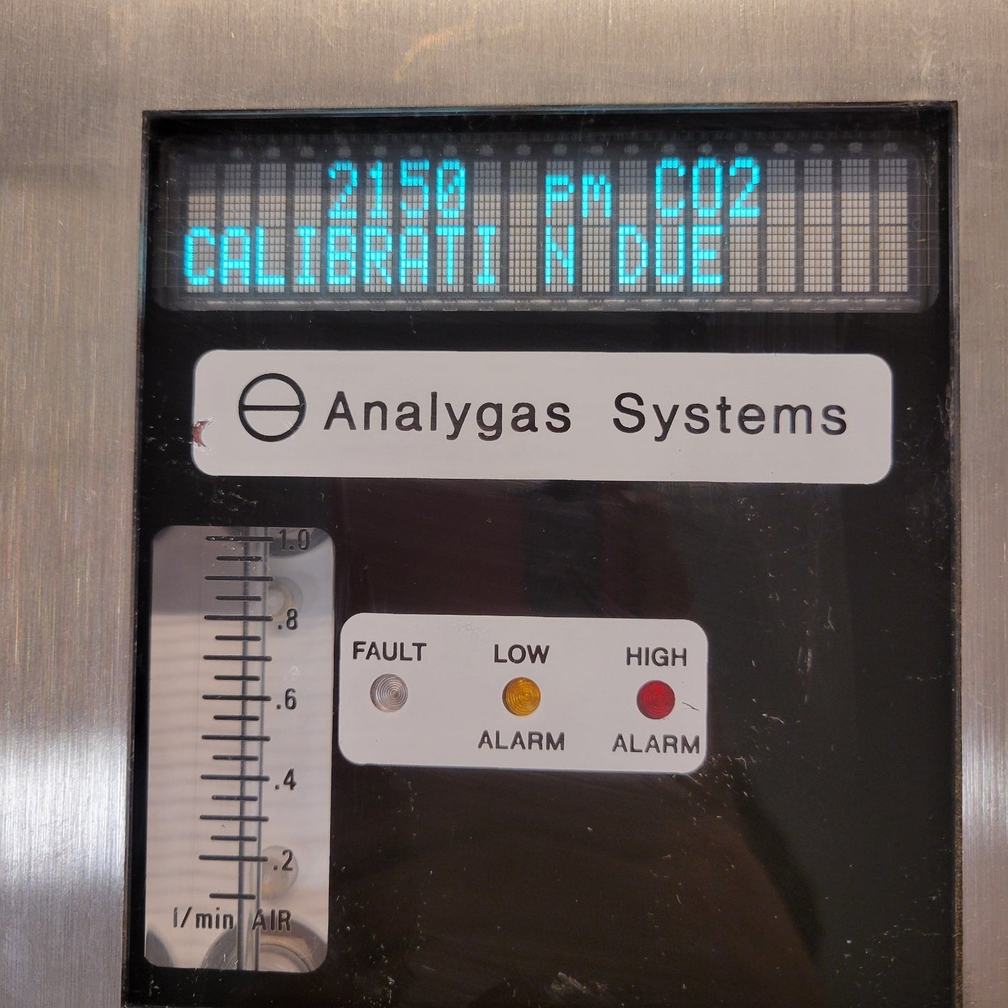 Analygas 73 Single Point Sample Drawing Gas Monitor Carbon Dioxide CO2 Analyzer
