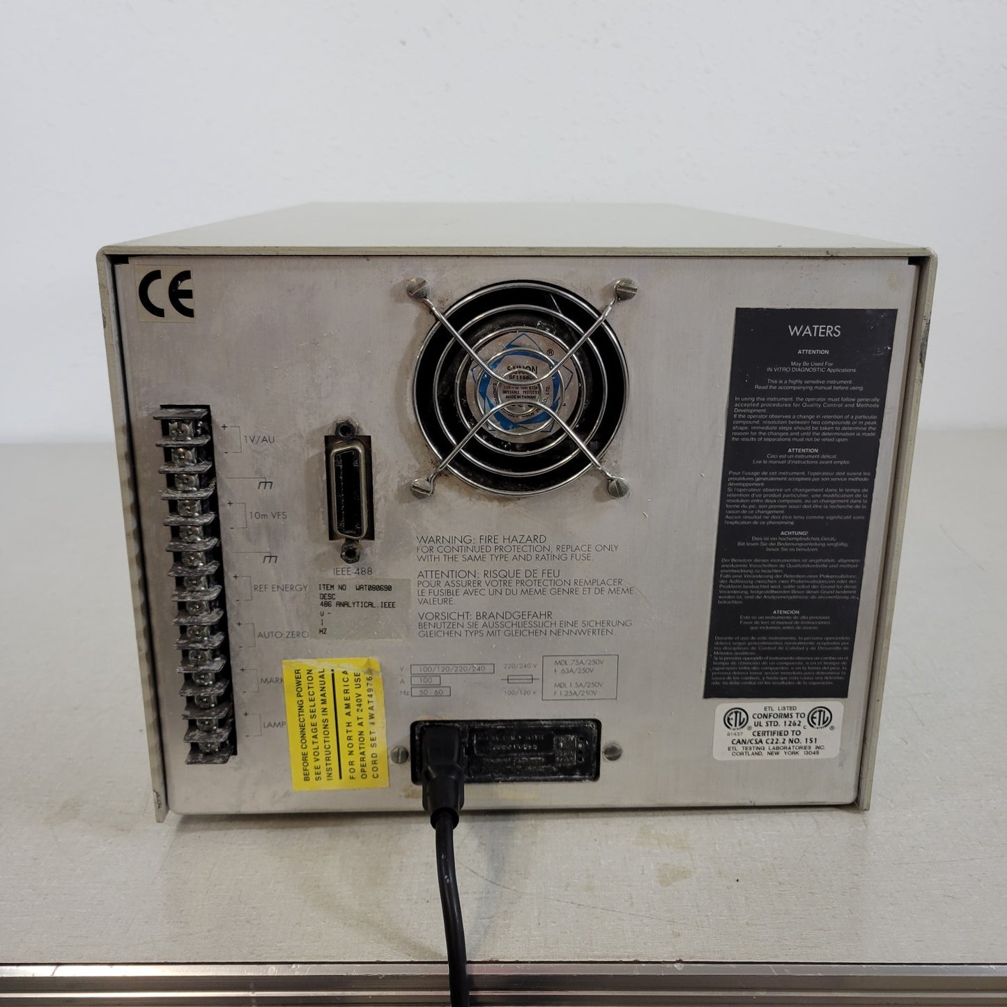 Waters 486 Tunable Absorbance Detector LC UVVIS Liquid Chromatograpy HPLC