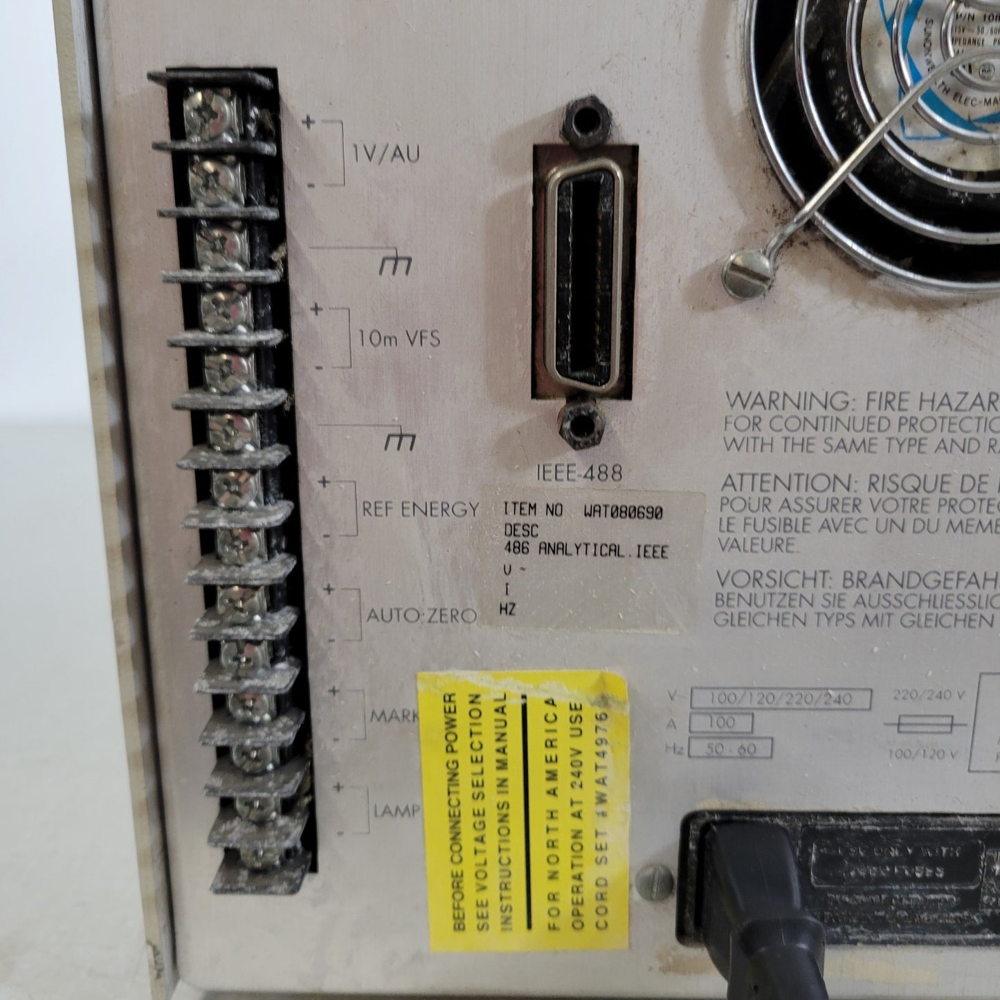 Waters 486 Tunable Absorbance Detector LC UVVIS Liquid Chromatograpy HPLC