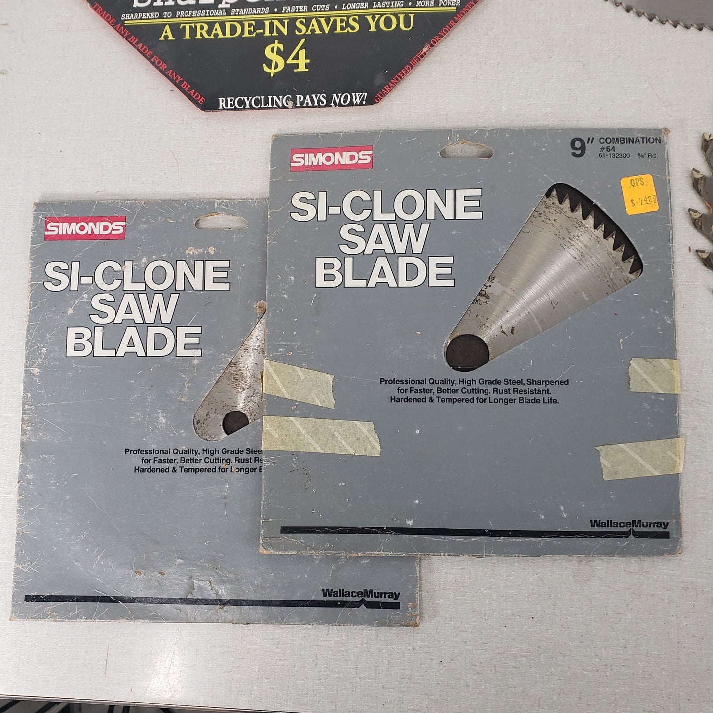 Lot Of 9x Circular Miter Saw Blades 10" 9" 8" Steel & Different Blade Types