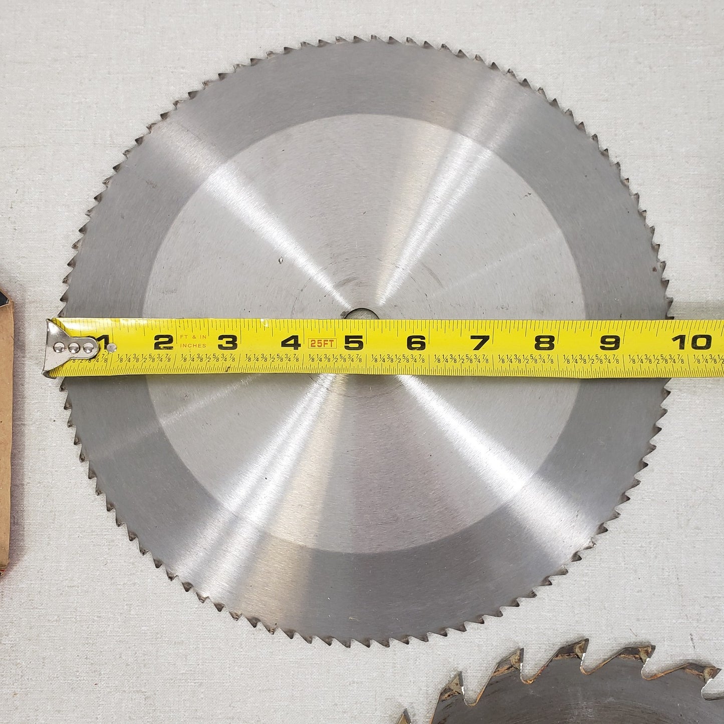 Lot Of 9x Circular Miter Saw Blades 10" 9" 8" Steel & Different Blade Types