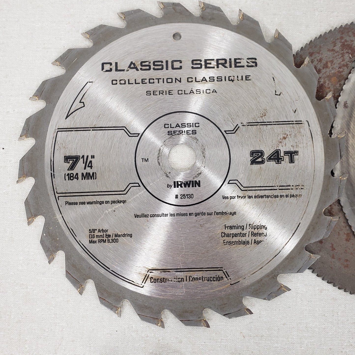 Lot Of 13x Miter Circular Saw Blades 7 1/4" 5" Steel & Different Blade Types