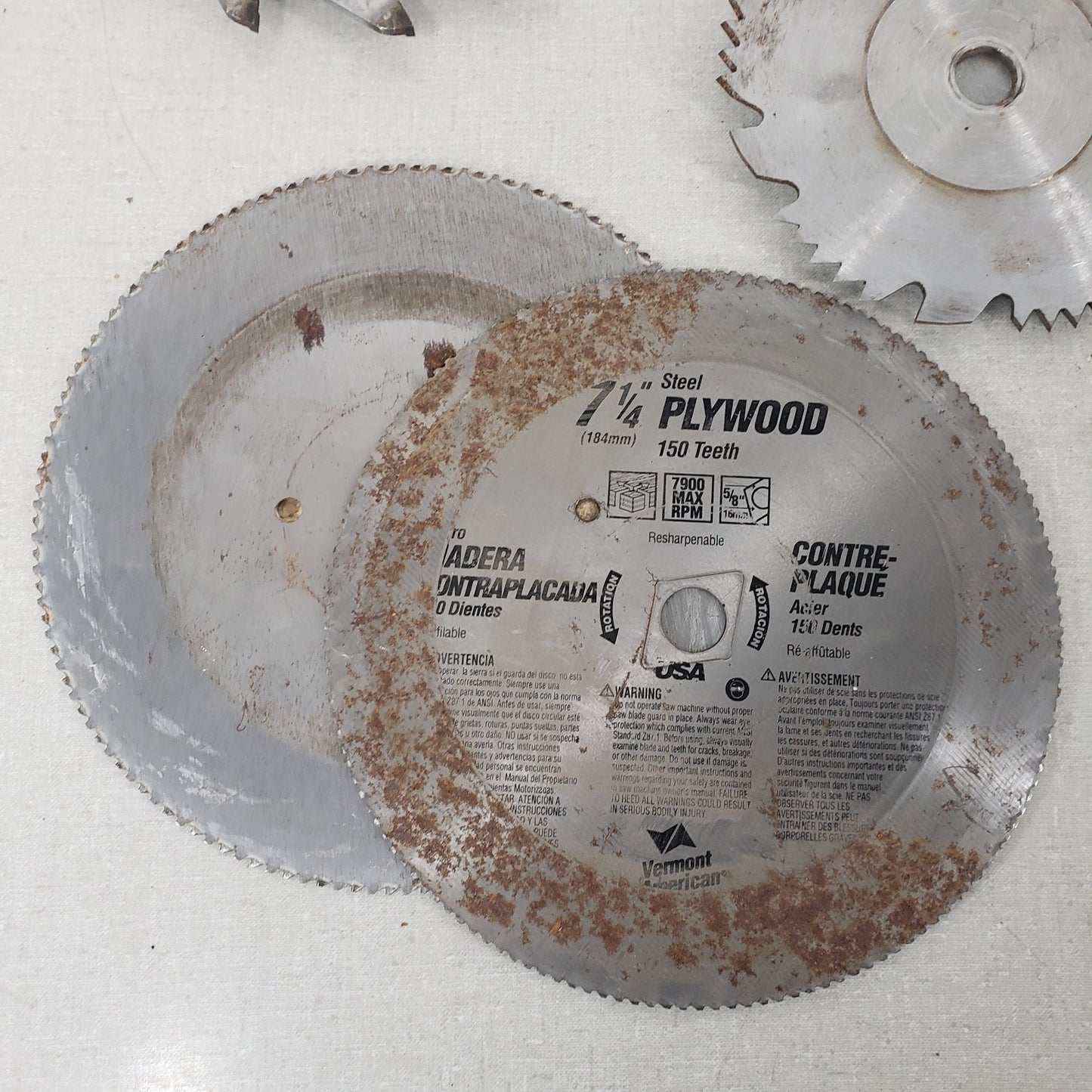 Lot Of 13x Miter Circular Saw Blades 7 1/4" 5" Steel & Different Blade Types