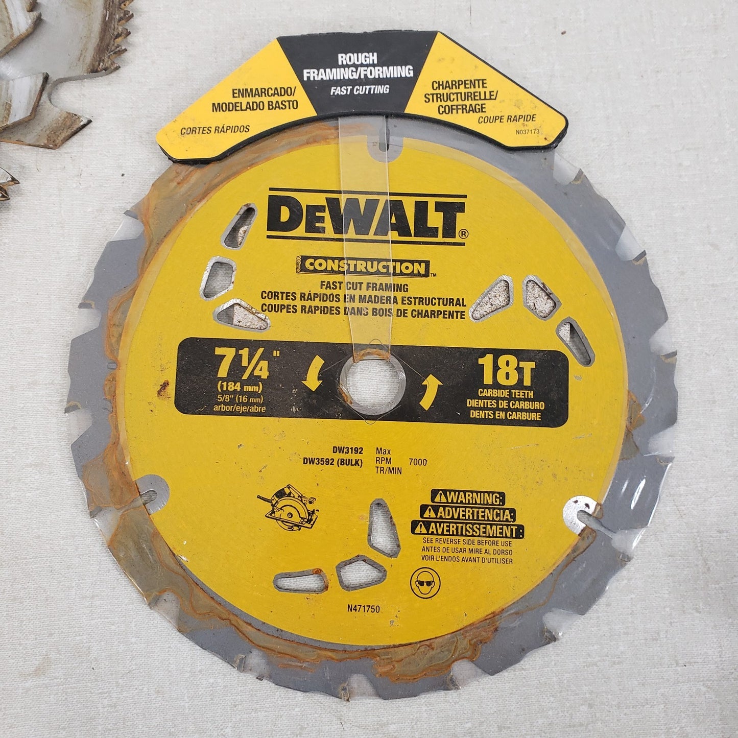 Lot Of 13x Miter Circular Saw Blades 7 1/4" 5" Steel & Different Blade Types