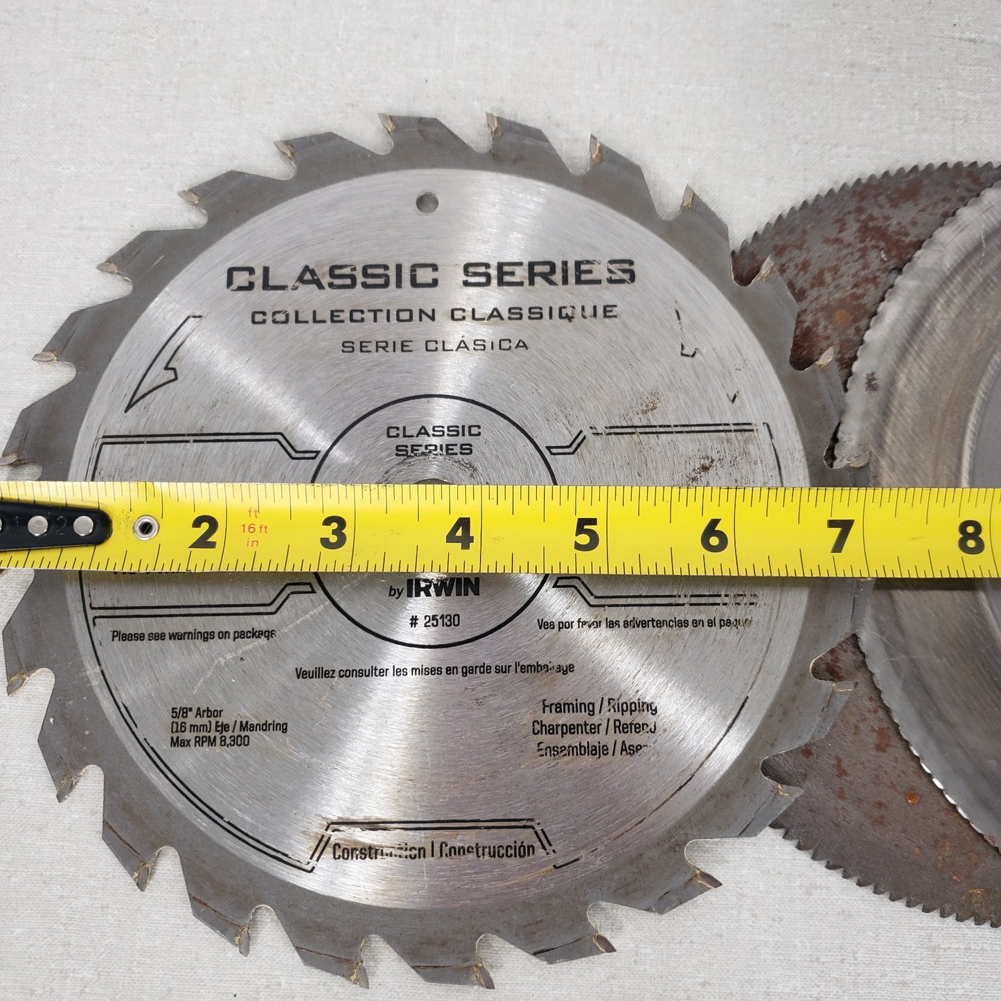 Lot Of 13x Miter Circular Saw Blades 7 1/4" 5" Steel & Different Blade Types