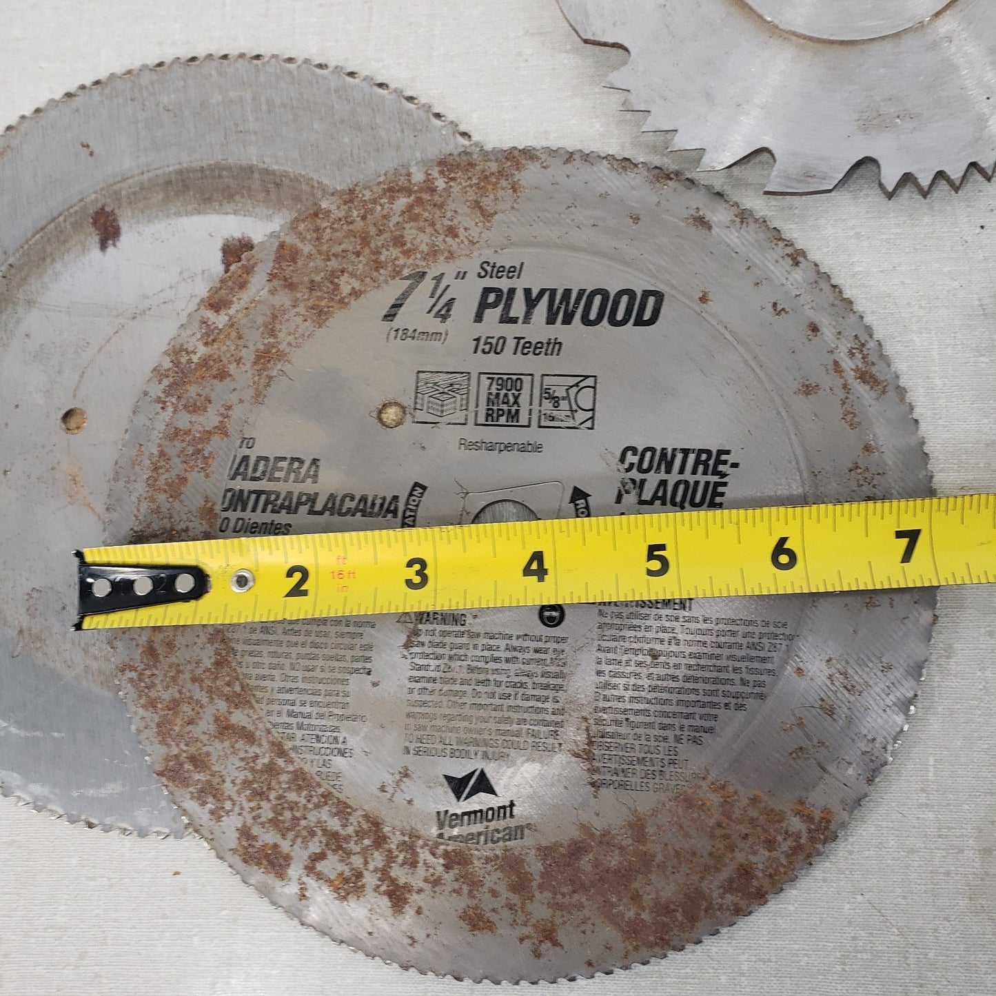 Lot Of 13x Miter Circular Saw Blades 7 1/4" 5" Steel & Different Blade Types