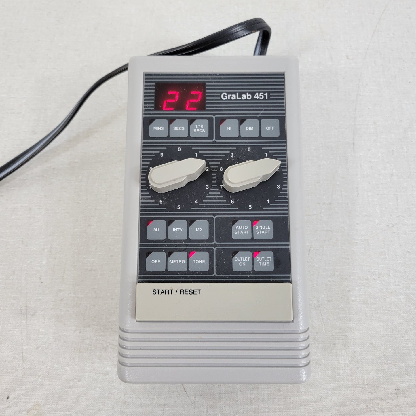GraLab 451 99-Minute Electronic Timer Model Single or Continuous Cycle Switching