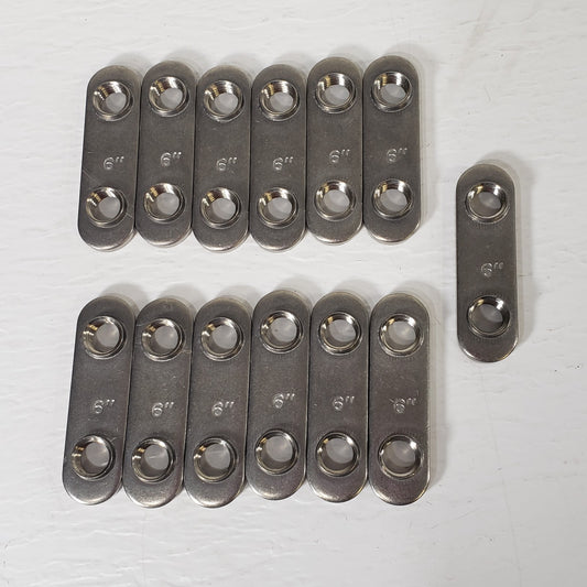 DN100CF 6" Double Nut Set For Conflat Flange (13 Count) High Vacuum Seal SS