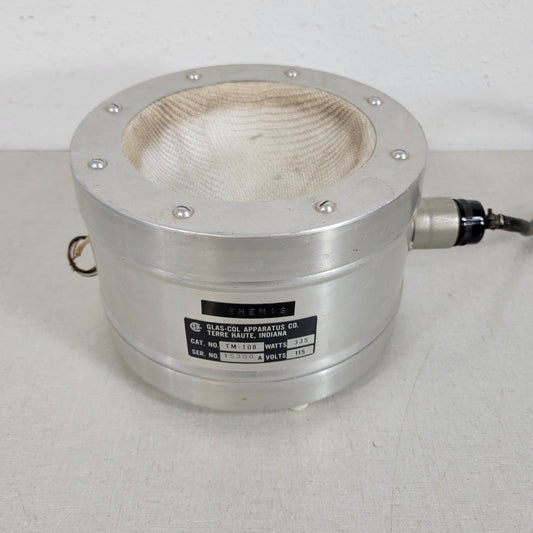 TESTED Glas-Col TM-108 Aluminum Heating Mantle 305°C Maximum 1000 ml 335 Watts
