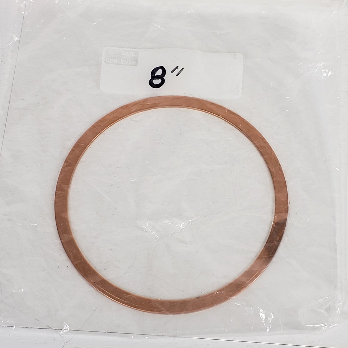 8" CF DN160CF Conflat Copper Gasket For High Vacuum Knife Edge Seal