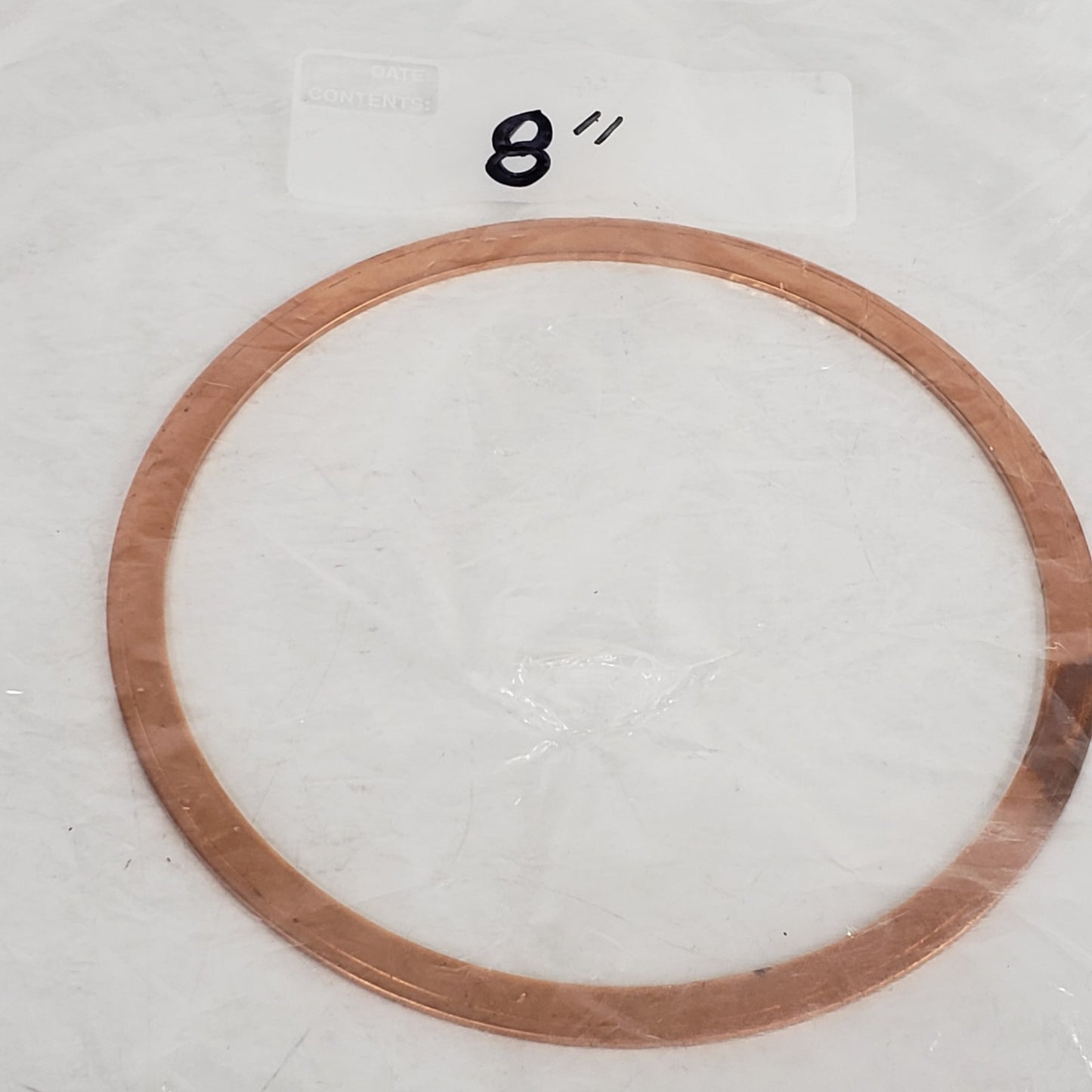 8" CF DN160CF Conflat Copper Gasket For High Vacuum Knife Edge Seal