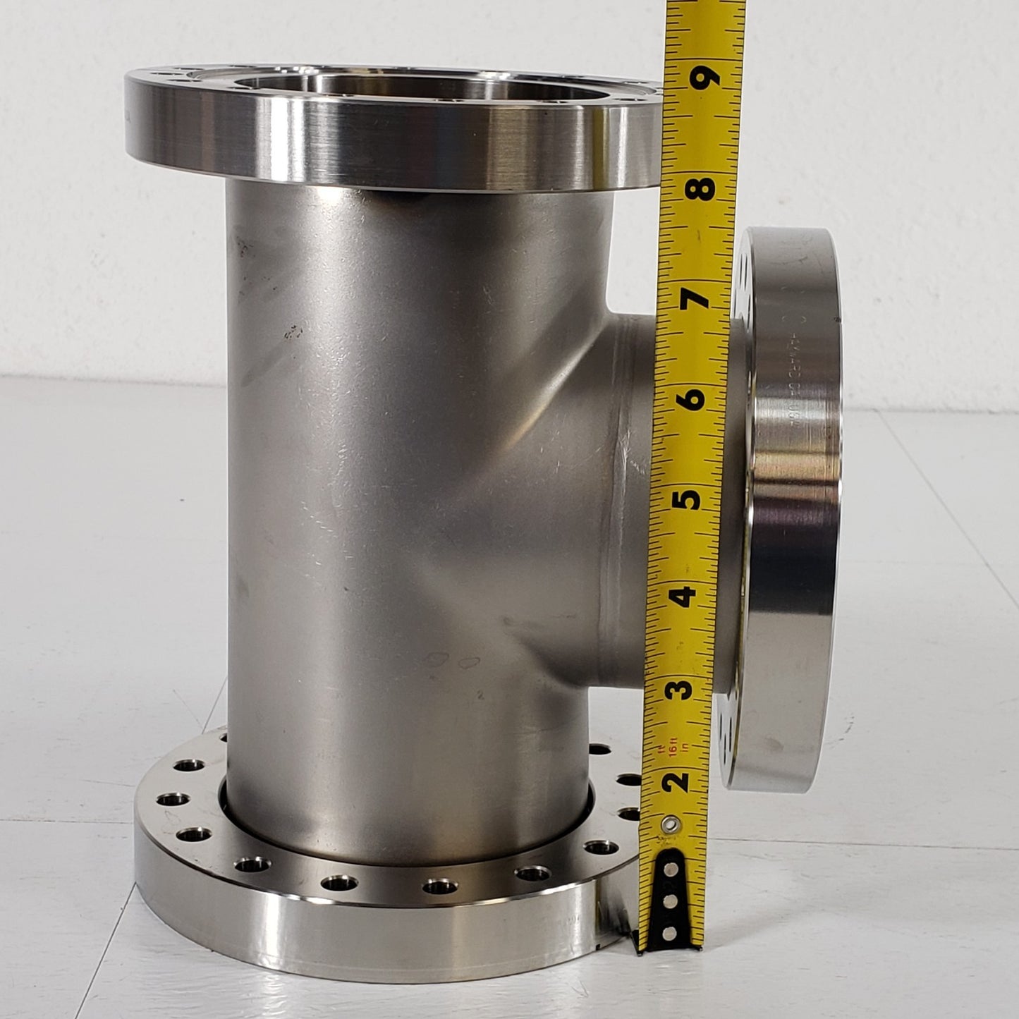 MDC DN100CF 6" CF Conflat Tee Fitting 2 Rotatable Flanges SS High Vacuum Seal