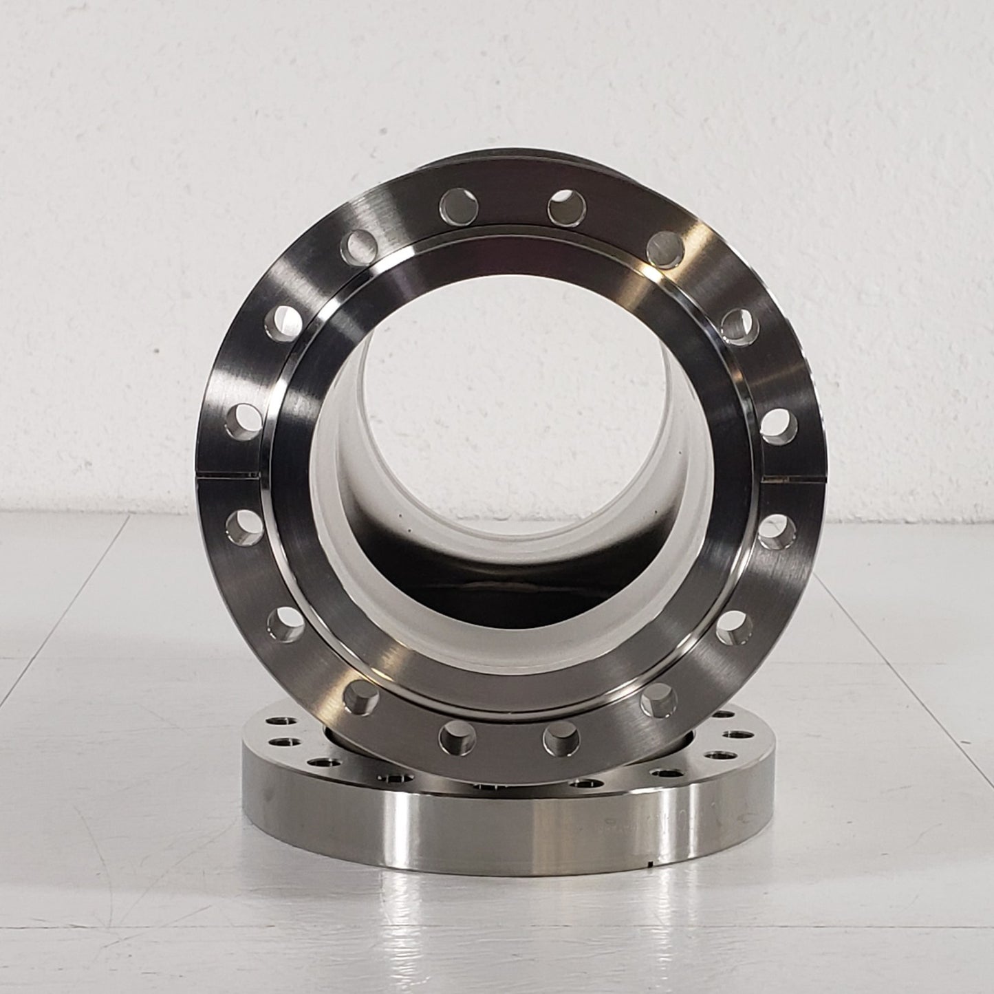 MDC DN100CF 6" CF Conflat Tee Fitting 2 Rotatable Flanges SS High Vacuum Seal