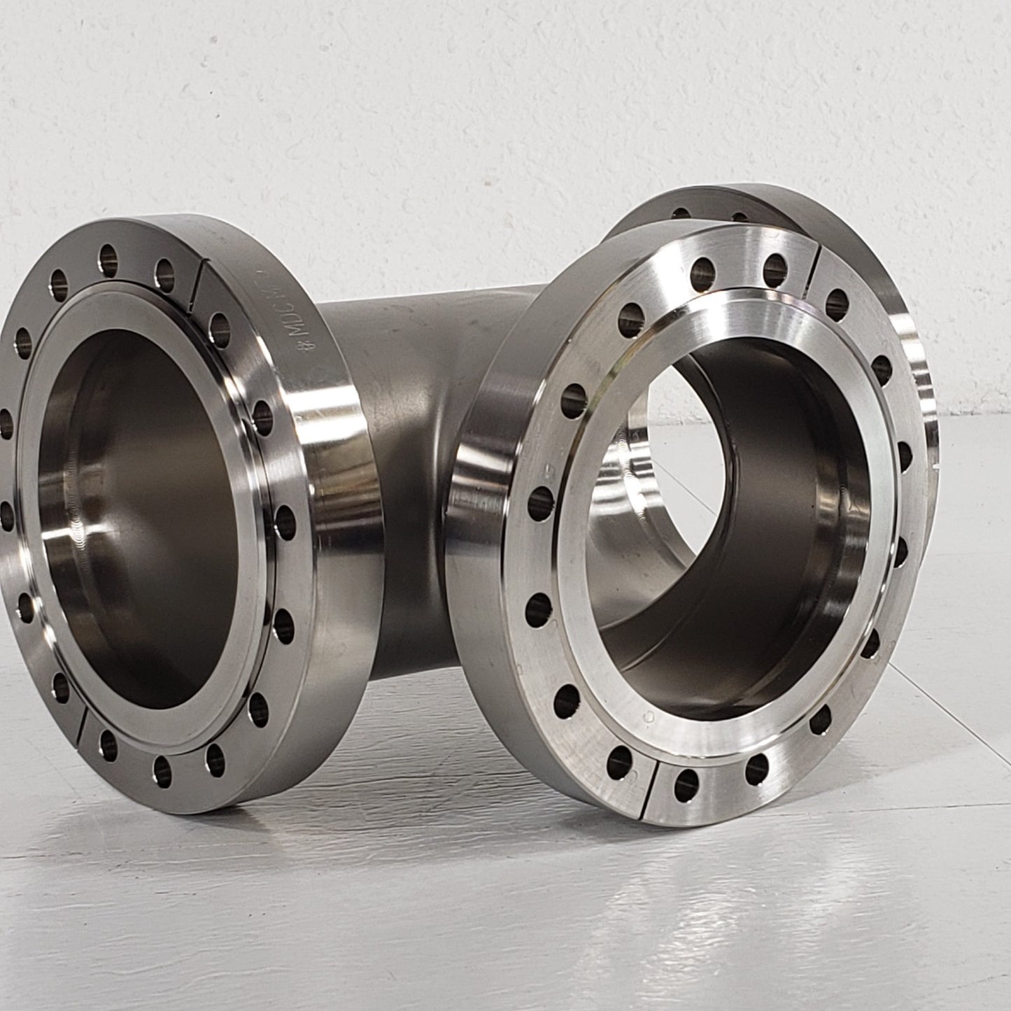 MDC DN100CF 6" CF Conflat Tee Fitting 2 Rotatable Flanges SS High Vacuum Seal