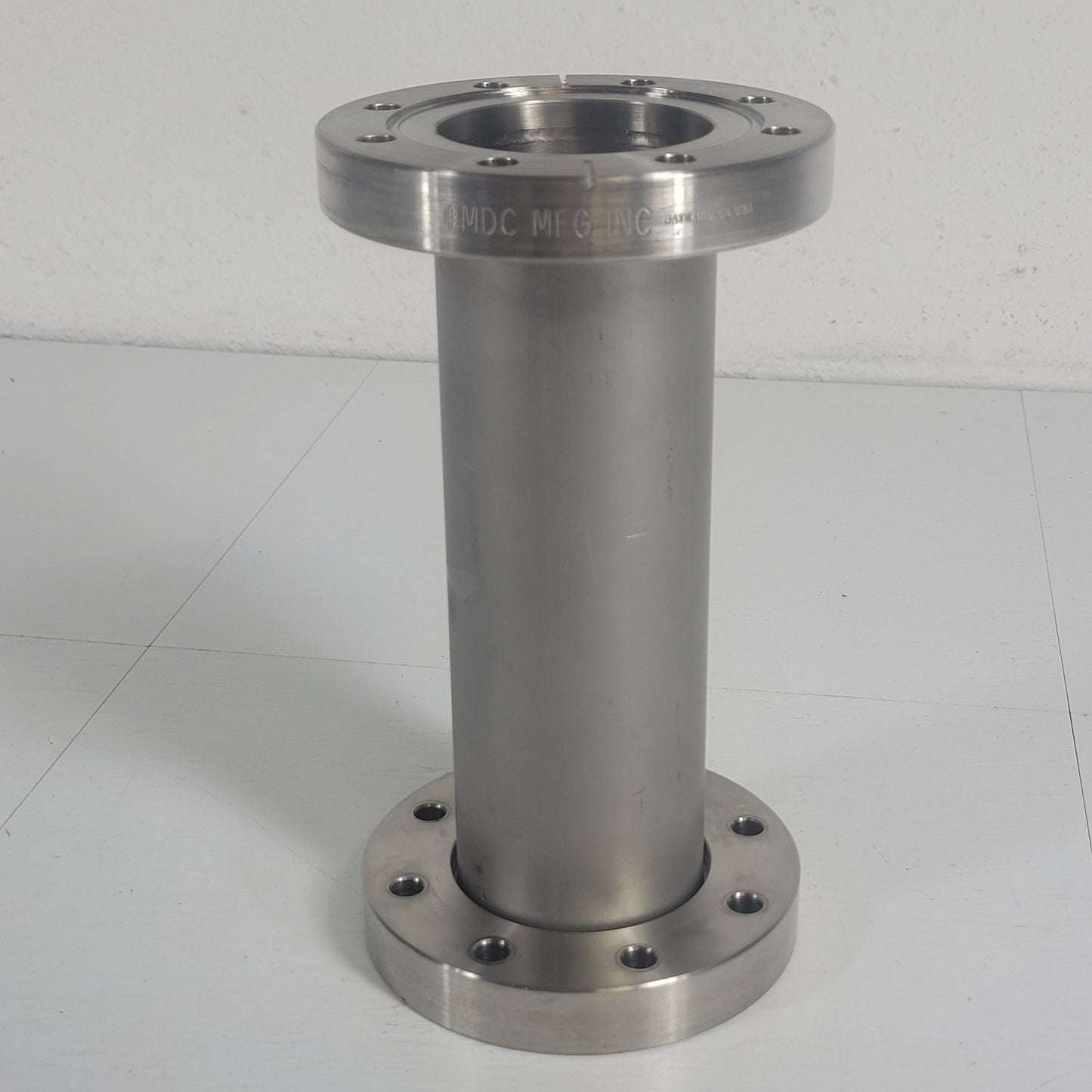 MDC DN63CF 4.5" CF Conflat Full Nipple 1 Rotatable End SS UHV Ultra High Vacuum