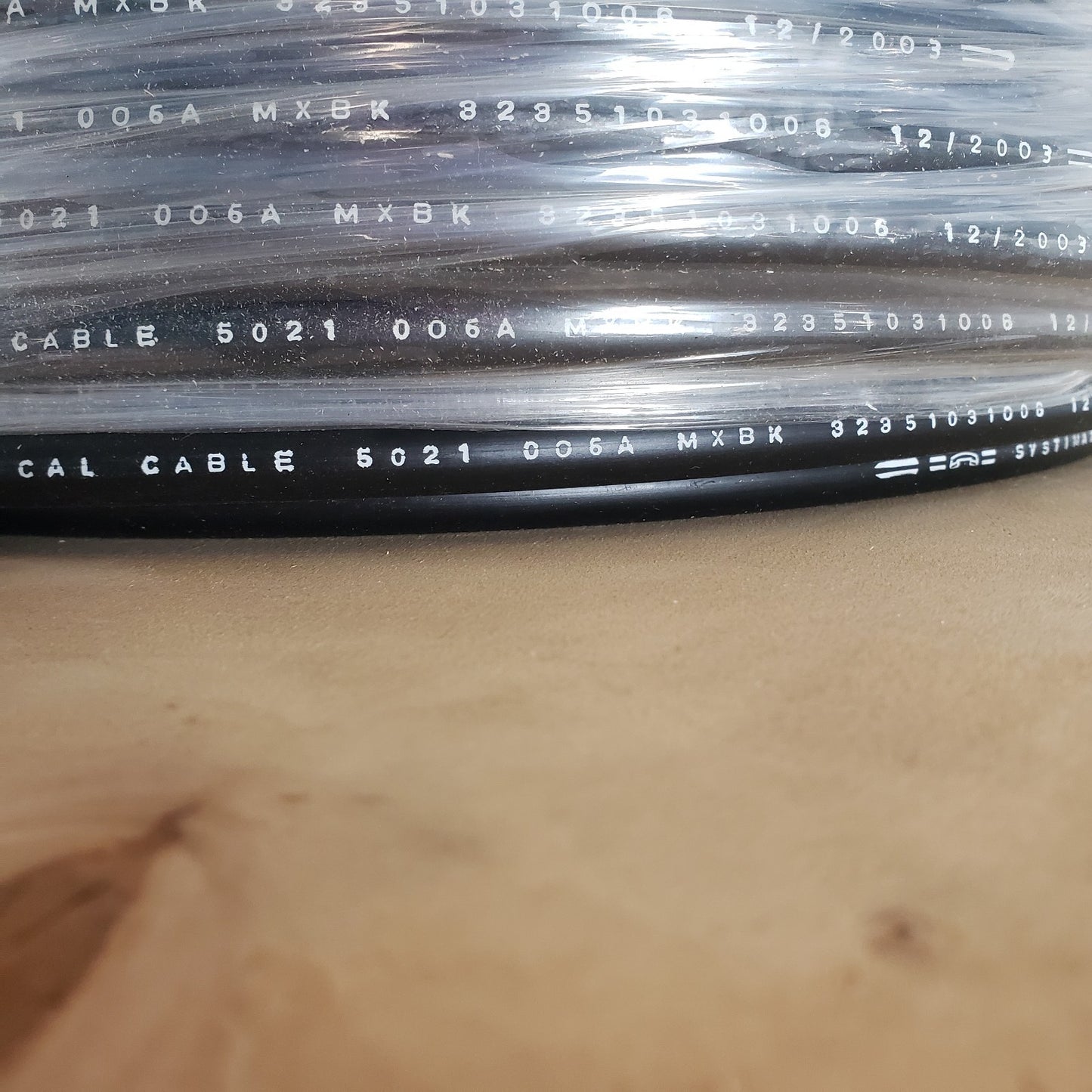 PRICE PER FOOT- Systemax-D OptiSpeed Telephone Optical Cable 5021 006A MXBK