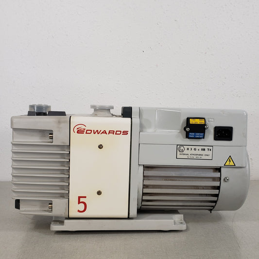 *TESTED to 6 mTorr* EDWARDS RV5 A653-01-906 Rotary Vane Vacuum Pump KF25 NW25