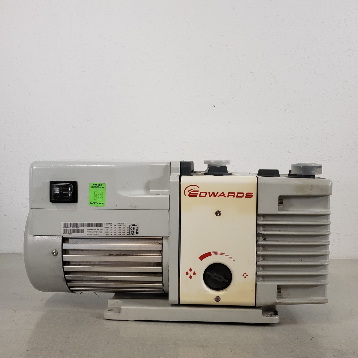 *TESTED to 6 mTorr* EDWARDS RV5 A653-01-906 Rotary Vane Vacuum Pump KF25 NW25