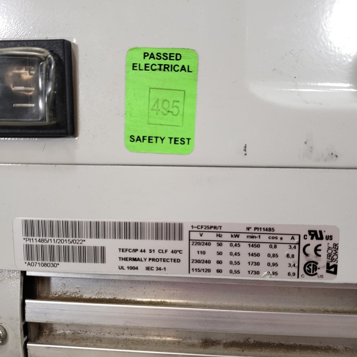 *TESTED to 6 mTorr* EDWARDS RV5 A653-01-906 Rotary Vane Vacuum Pump KF25 NW25